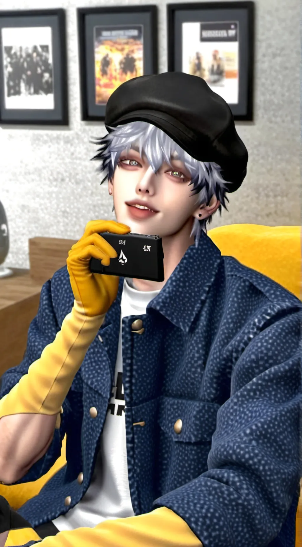 ai character: gojo background