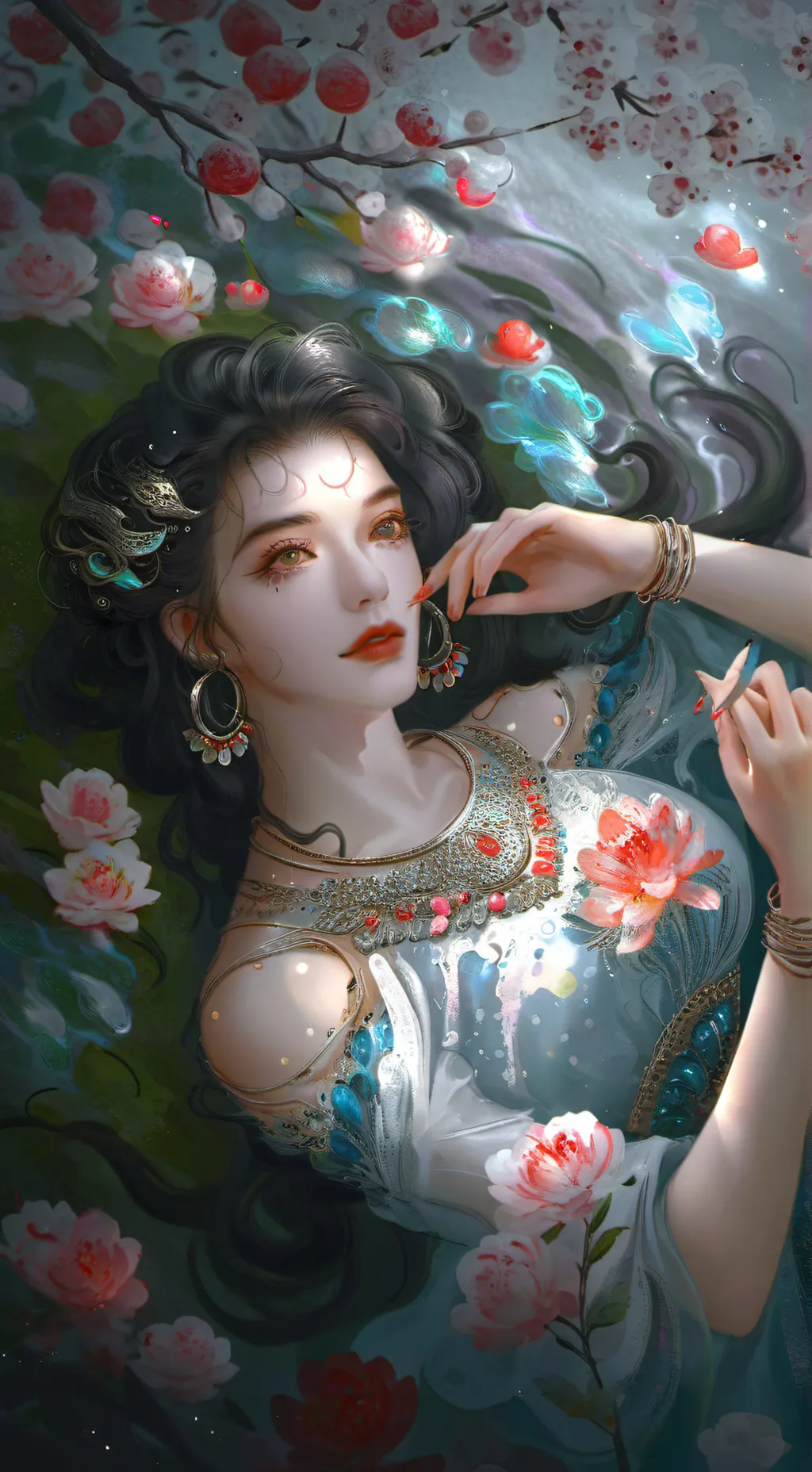 ai character: straykids(hyunjin) background