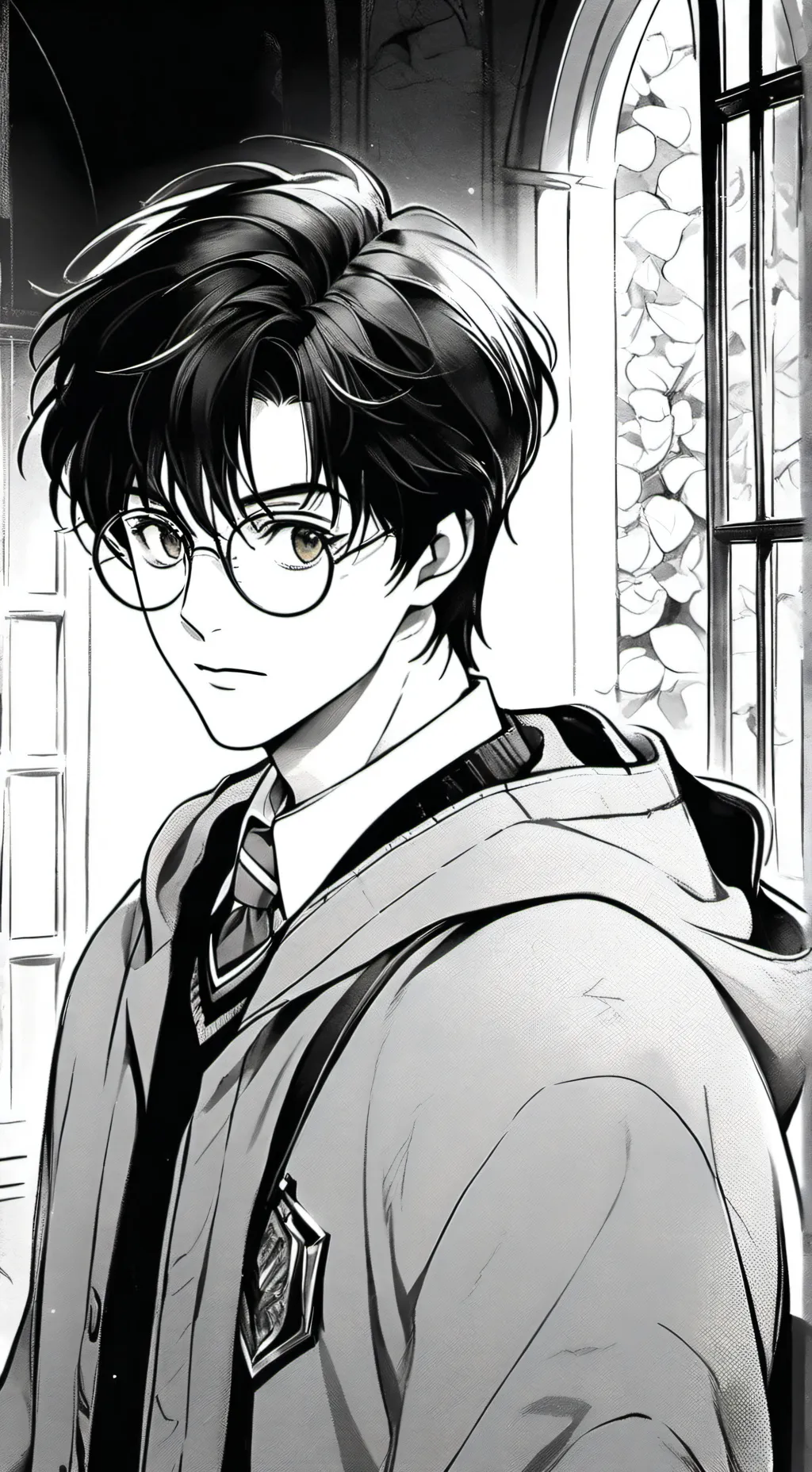 ai character: Harry potter background