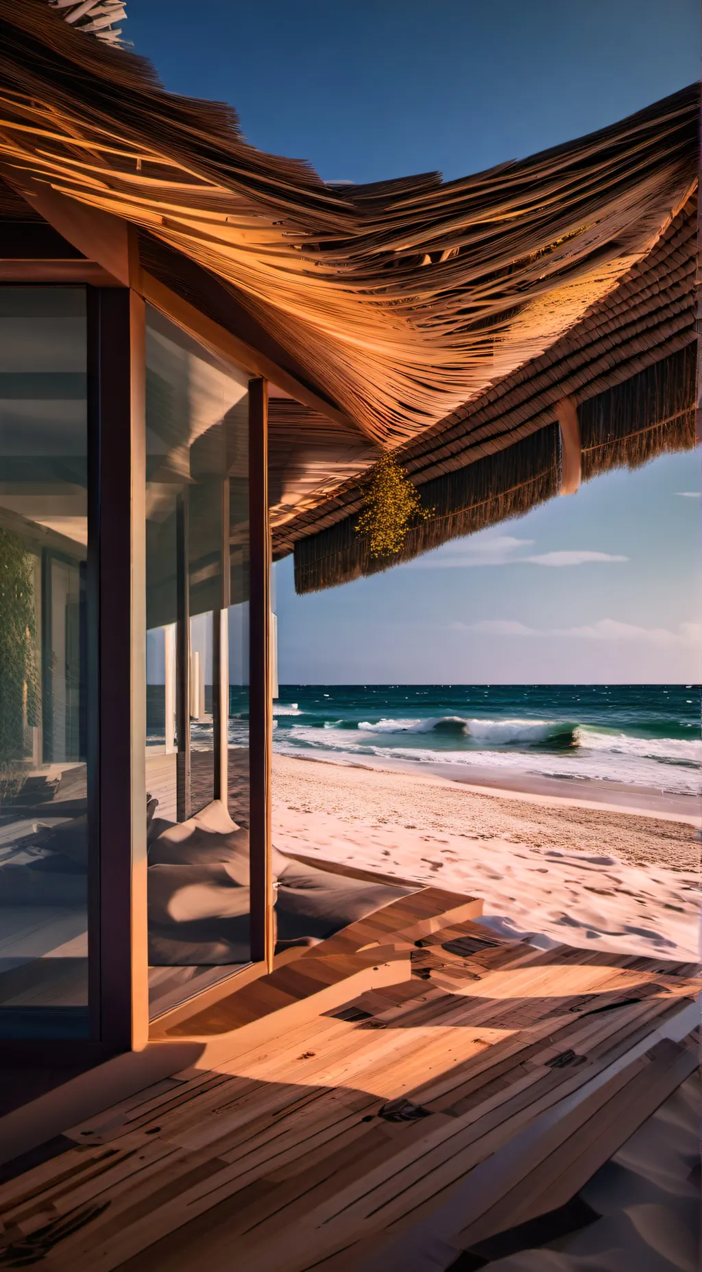 ai character: jjk en cabaña background