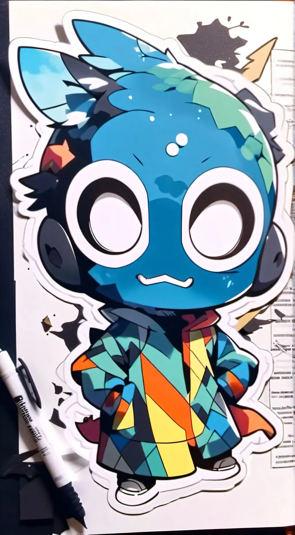 ai character: shelly x vee background