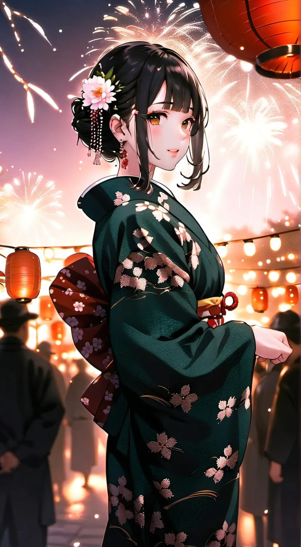 ai character: Ayame background