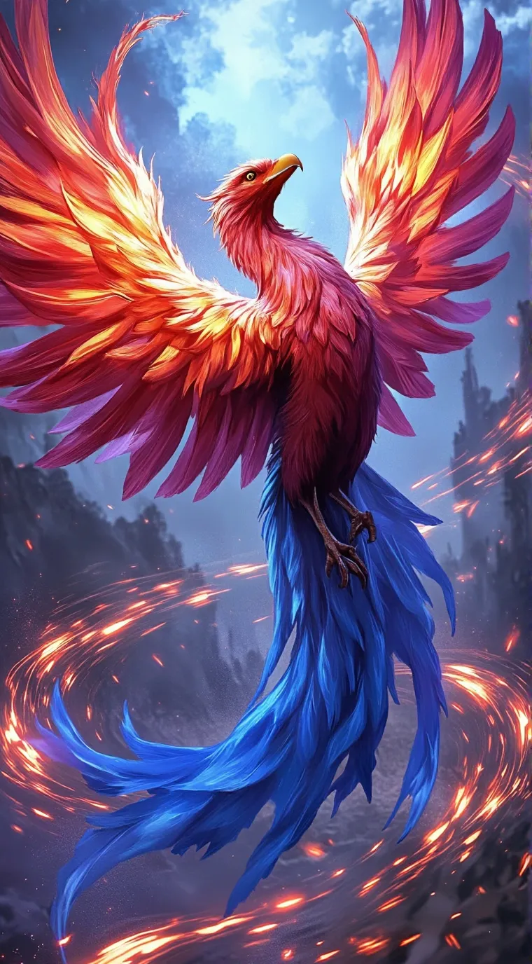ai character: Phoenix background