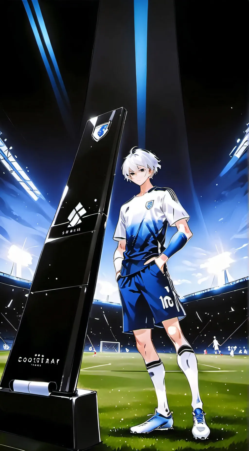 ai character: blue lock:rival background