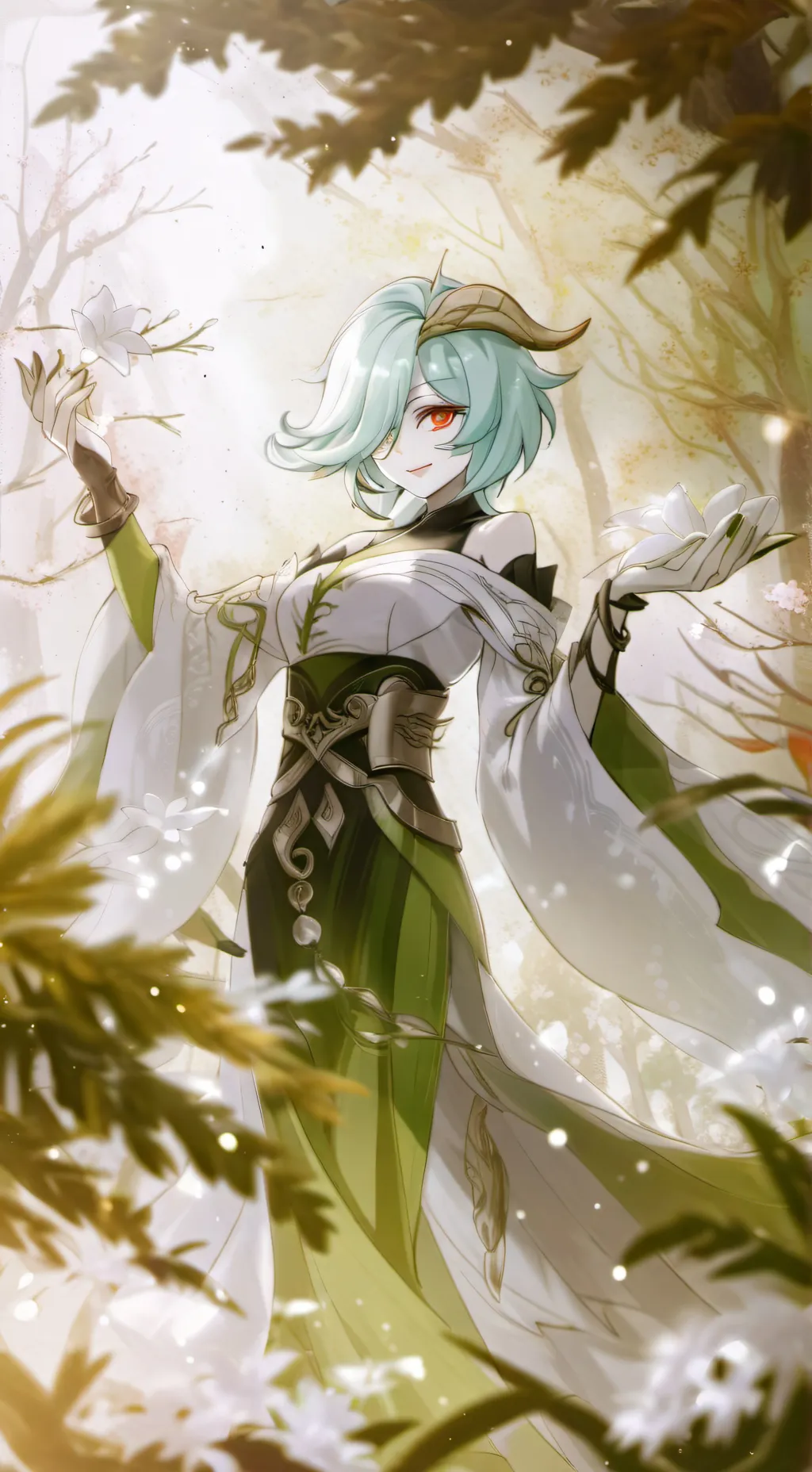 ai character: Gardevoir background