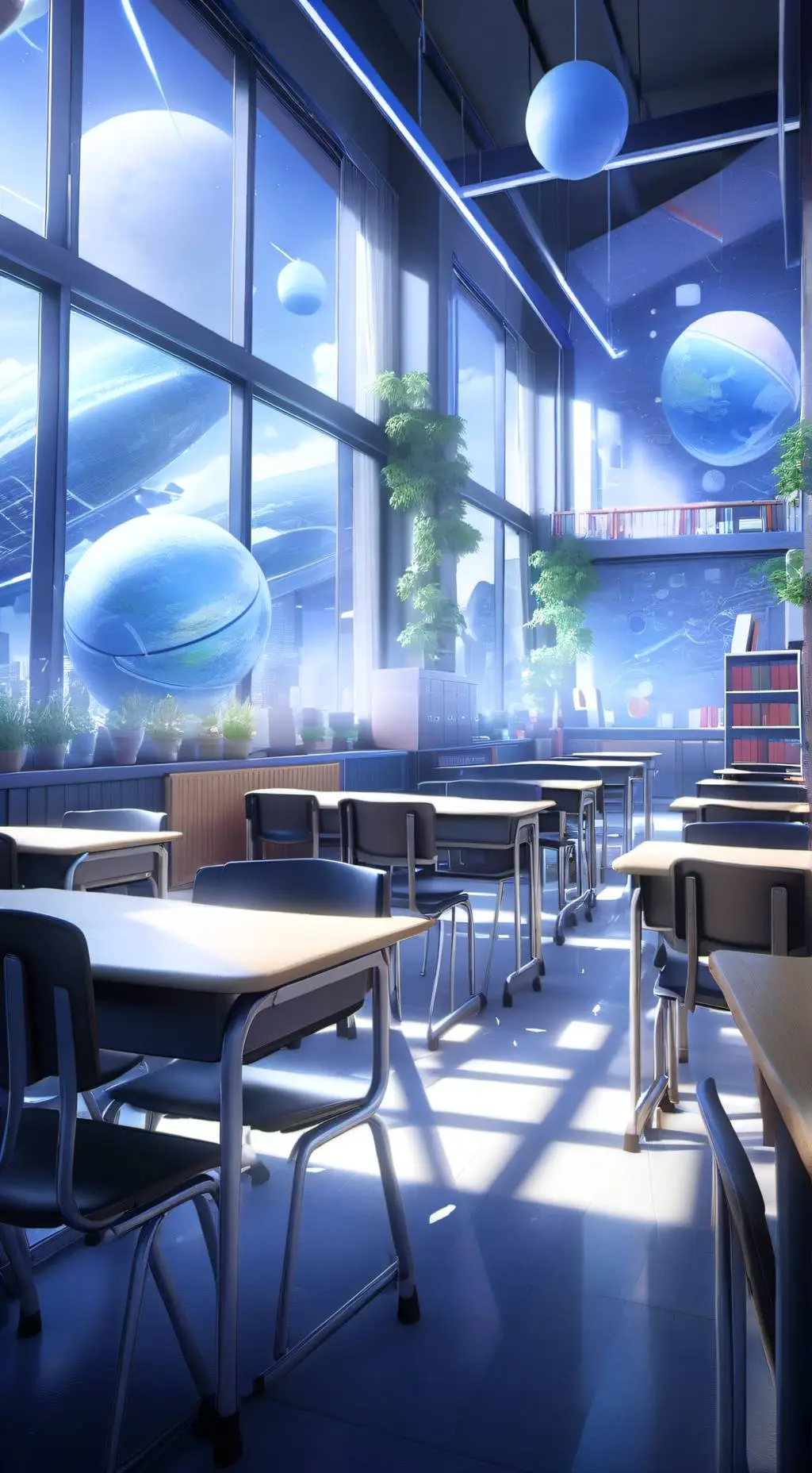 ai character: {Md school} background