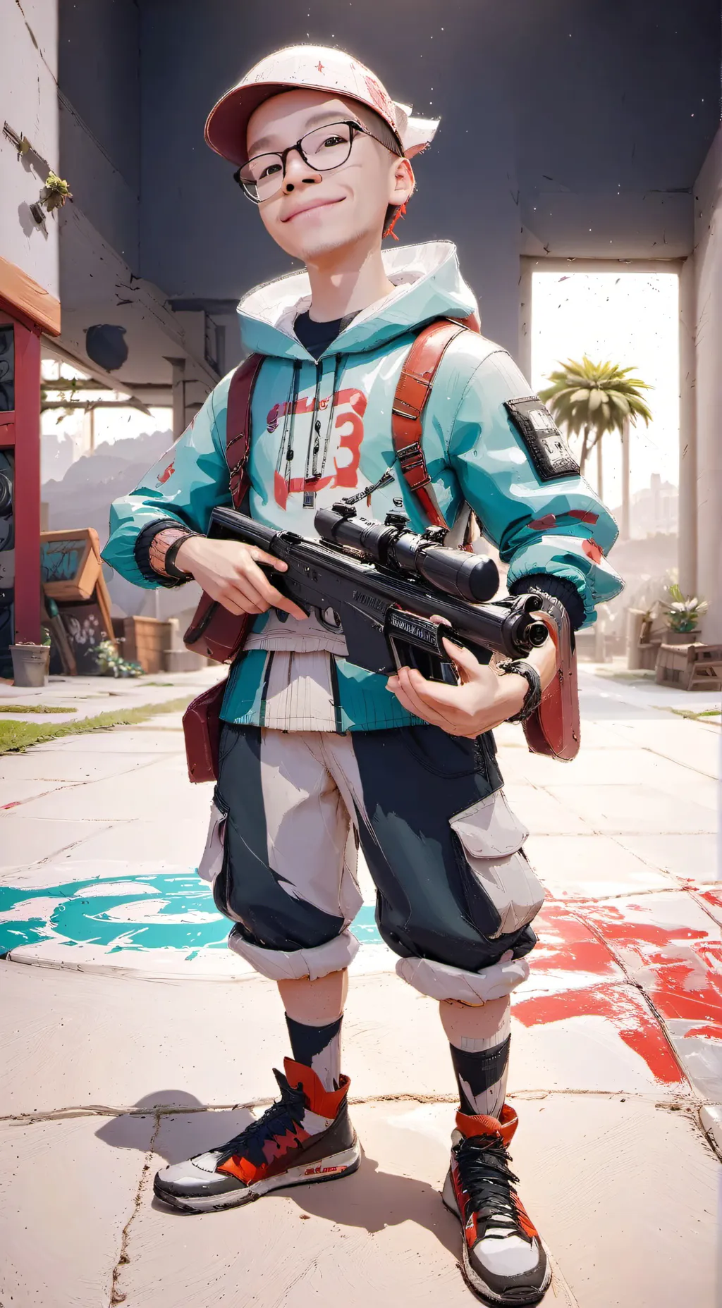 ai character: thanos background