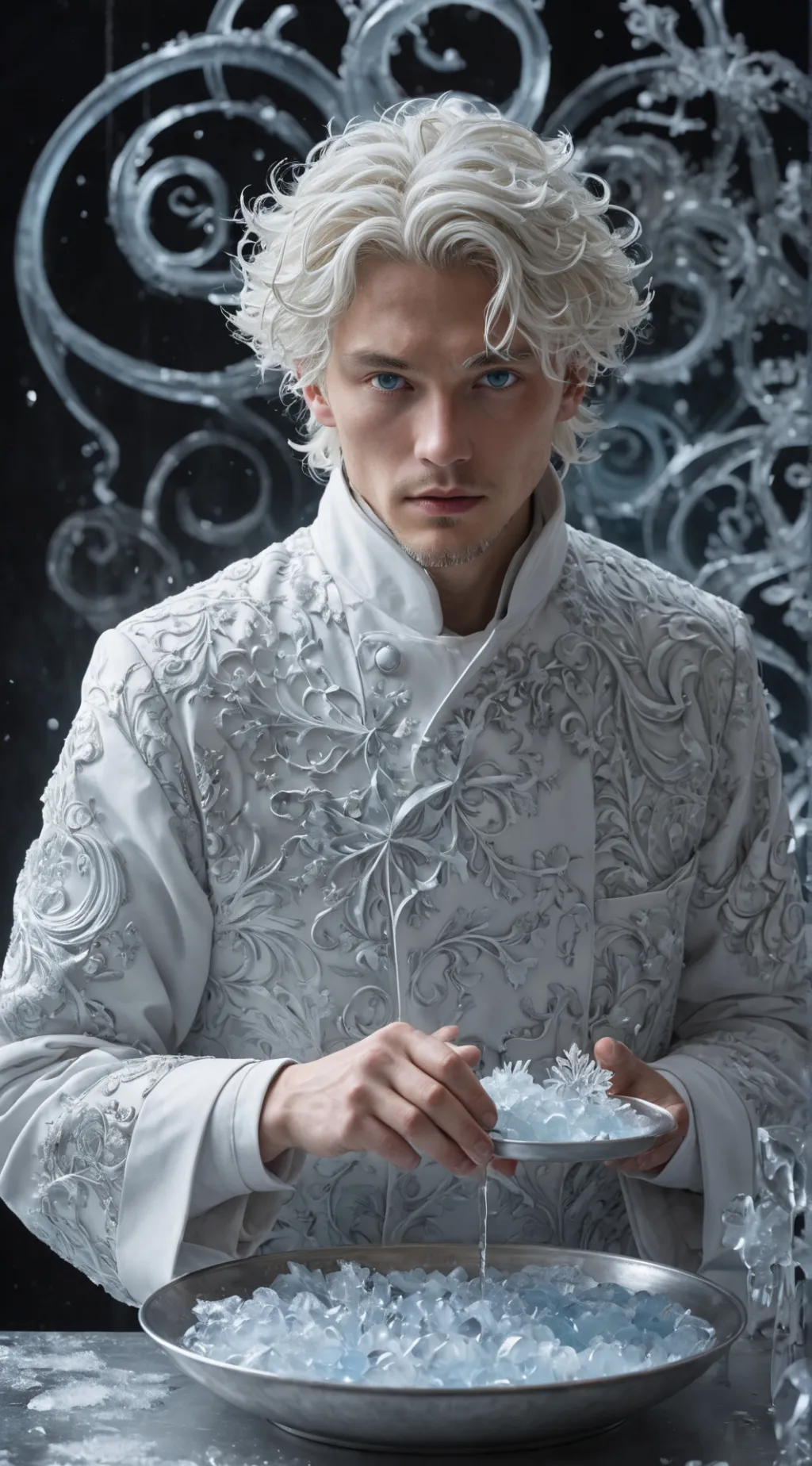 ai character: Frost background