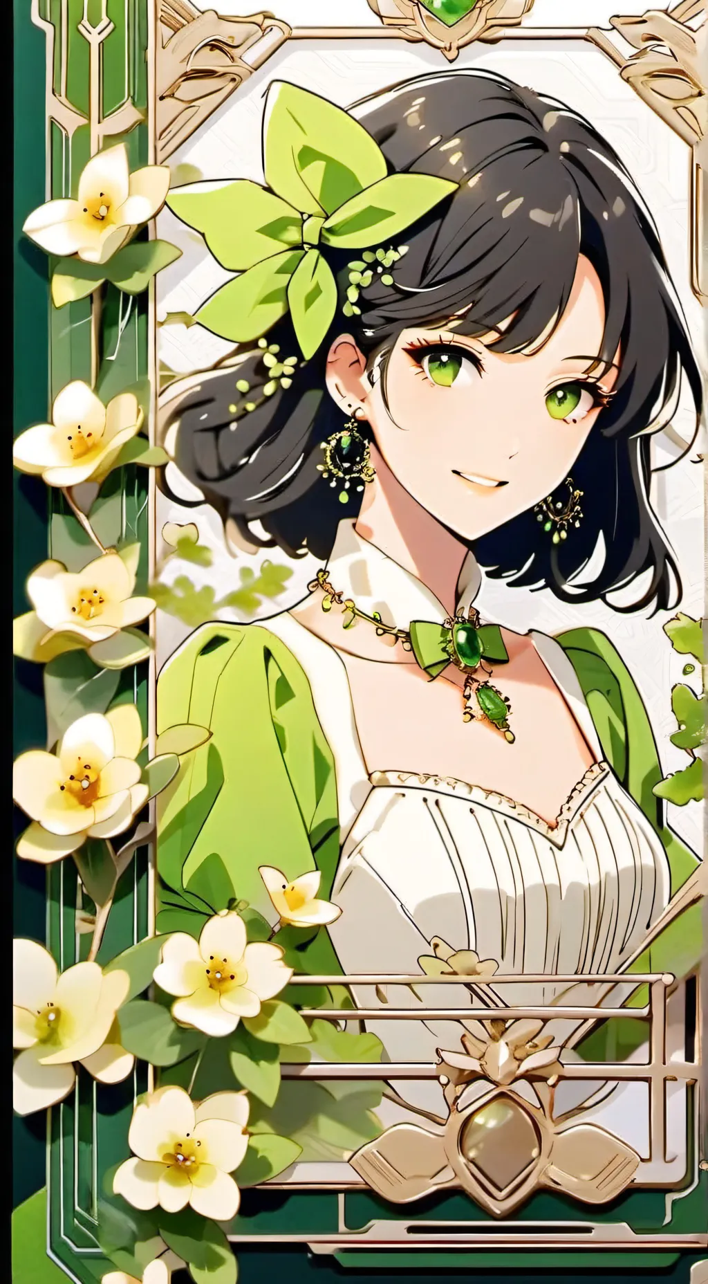 ai character: Vee version 1 *-* background