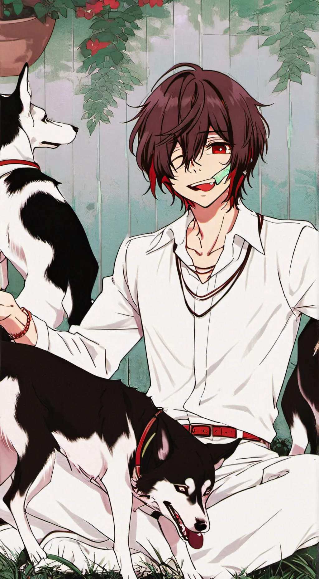 ai character: osamu dazai background