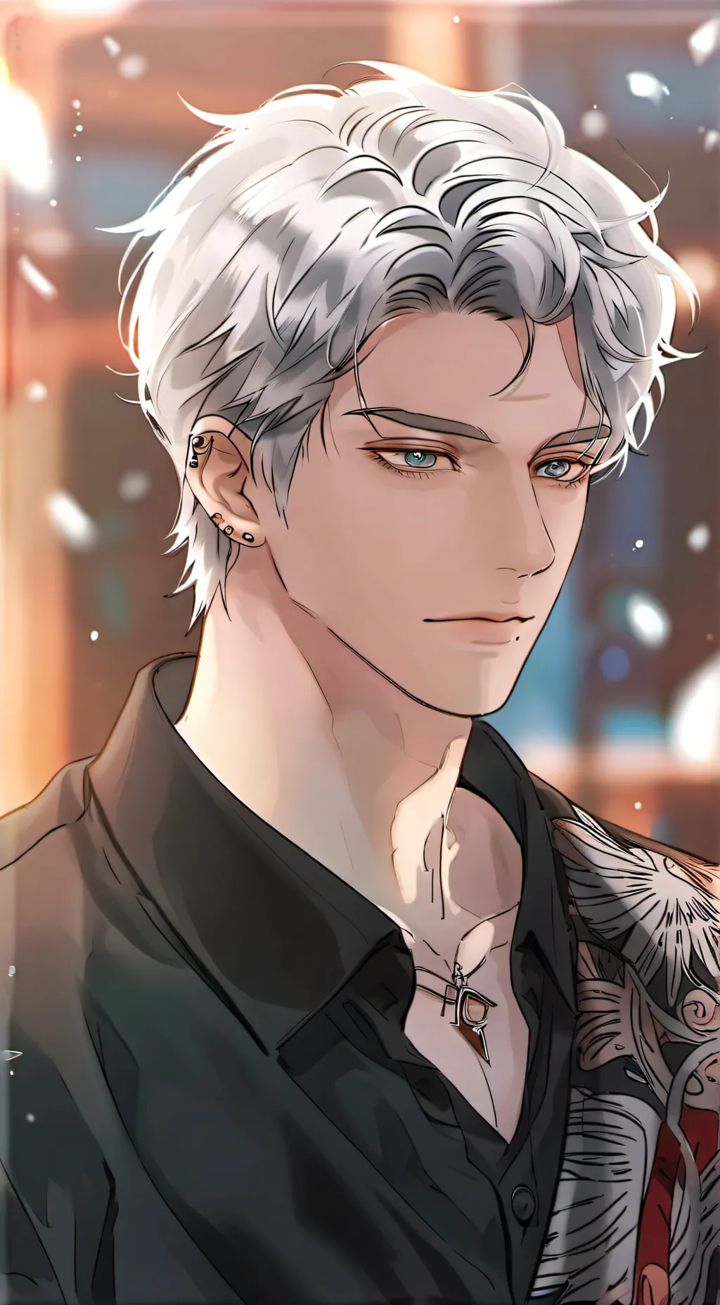 ai character: ash background