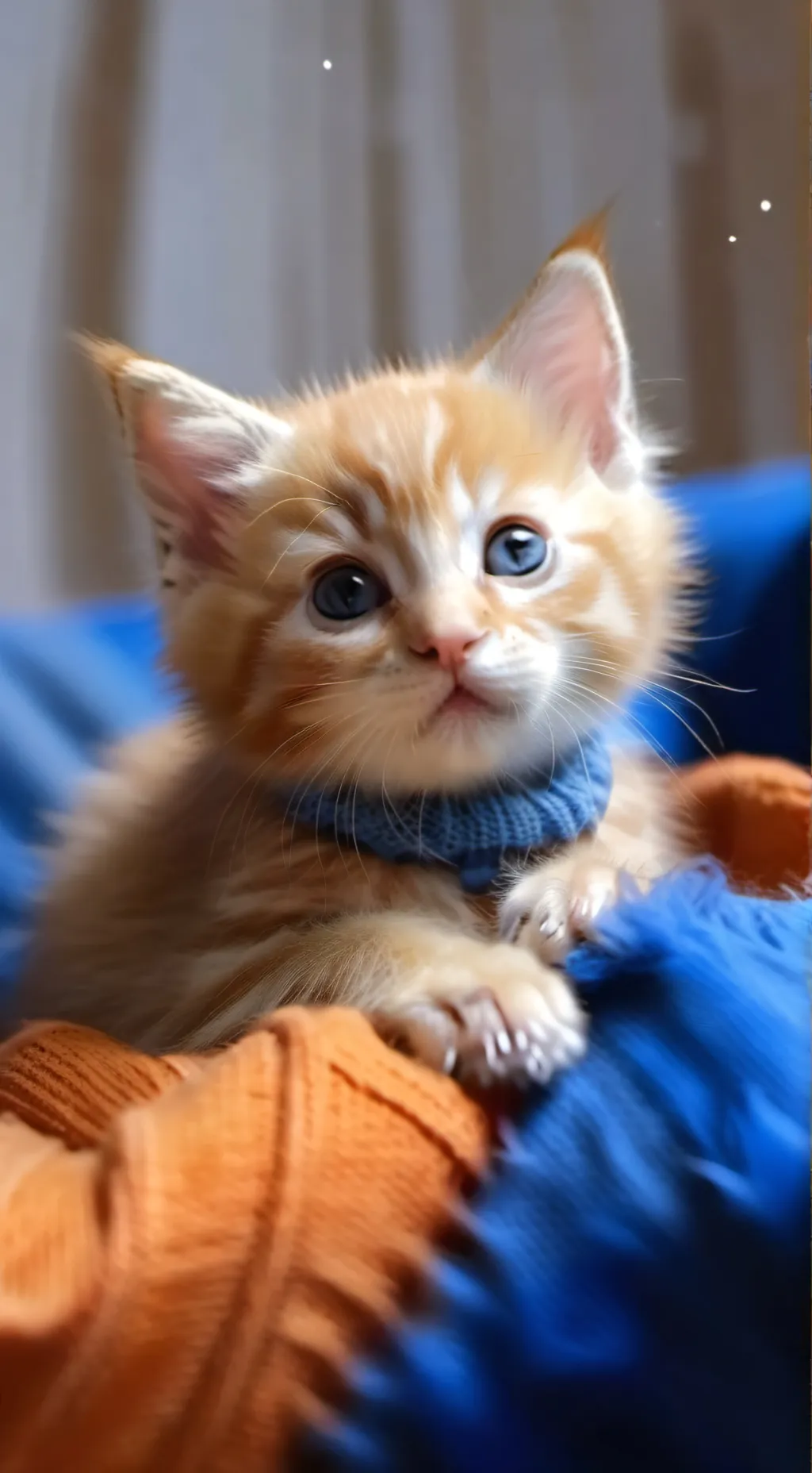 ai character: Orange  background