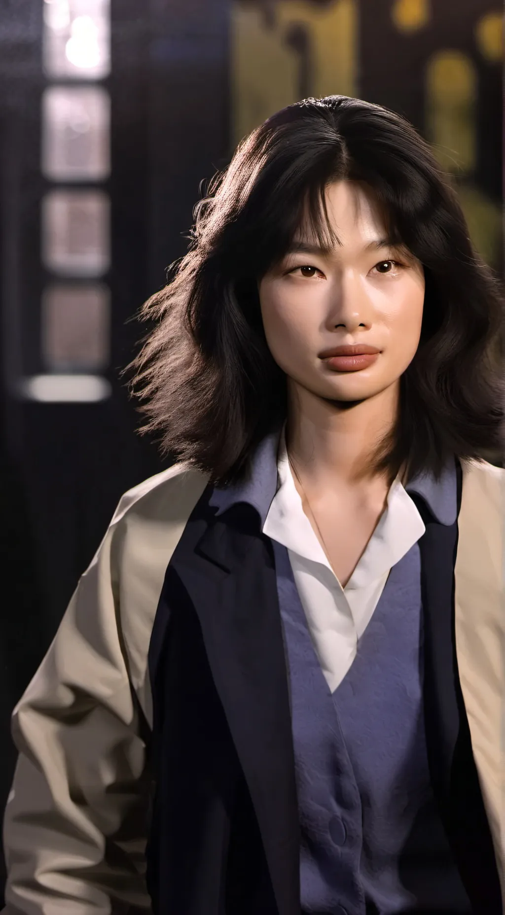 ai character: Jung Hoyeon  background