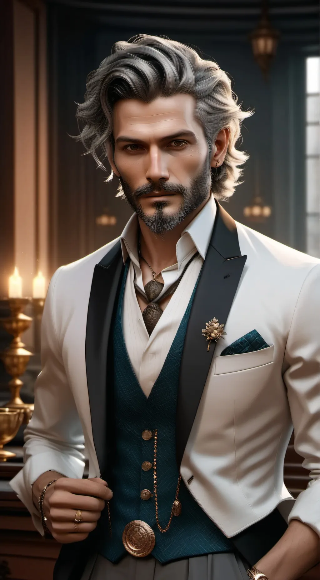 ai character: Marcus Camilo  background