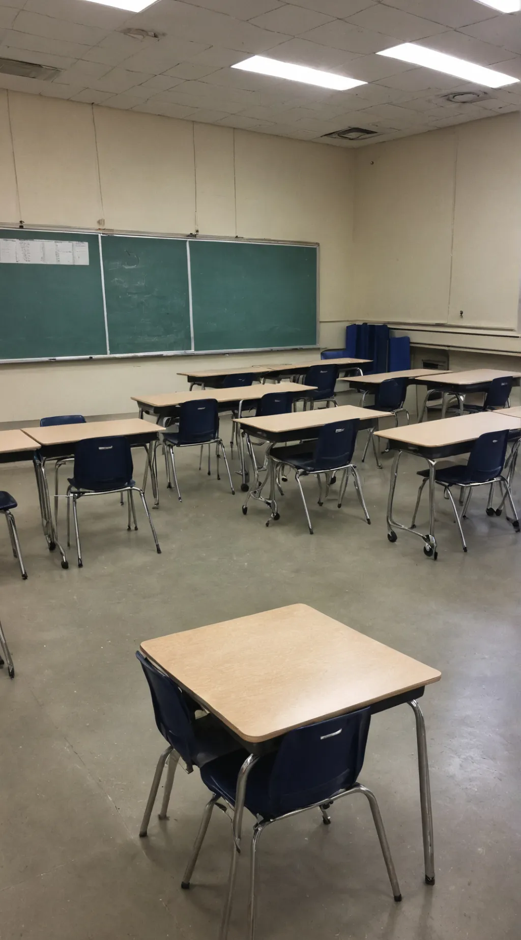 ai character: 后室里的教室 background