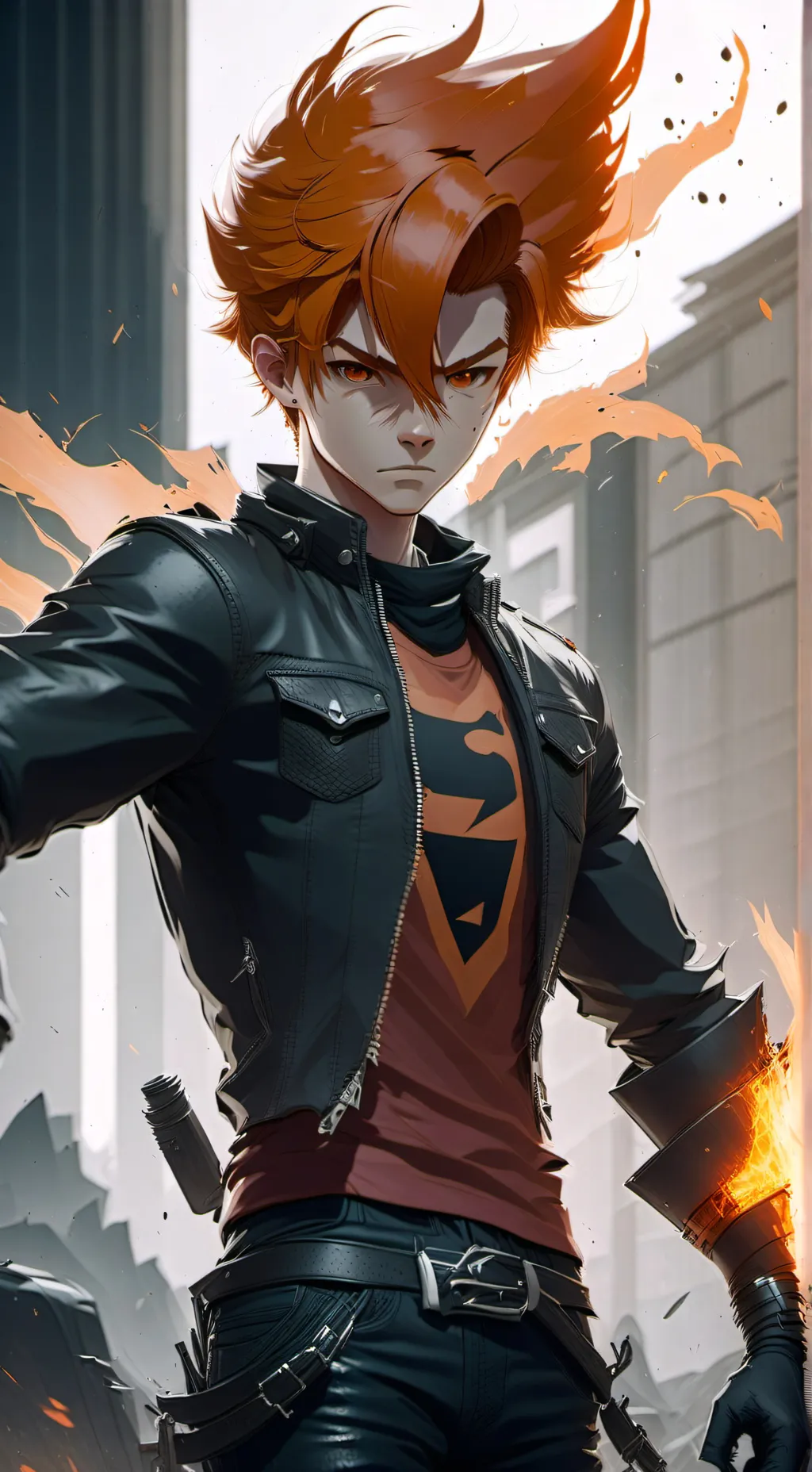 ai character: Michael Flareinio background