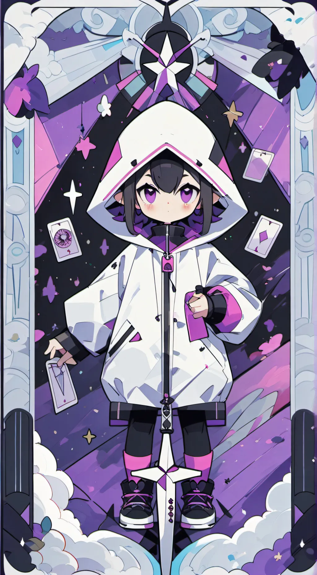 ai character: Pinki Sprunki background