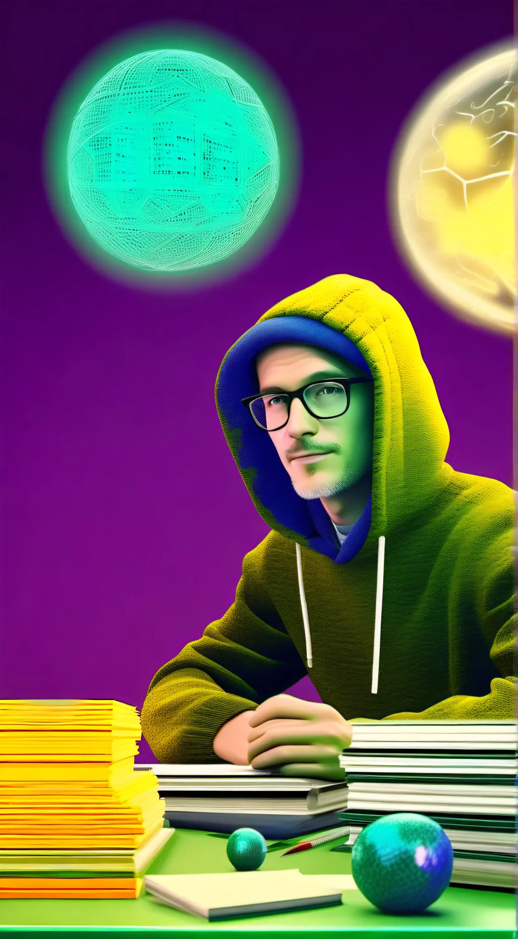 ai character: Prof. Memelord Z background