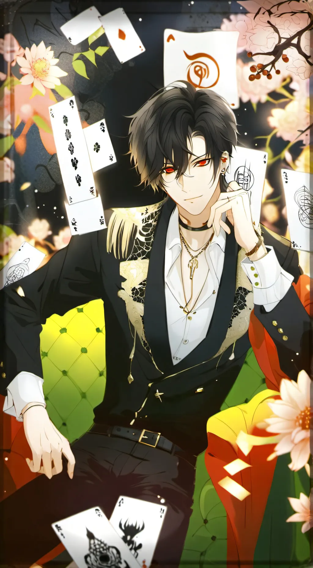 ai character: appleradio  background