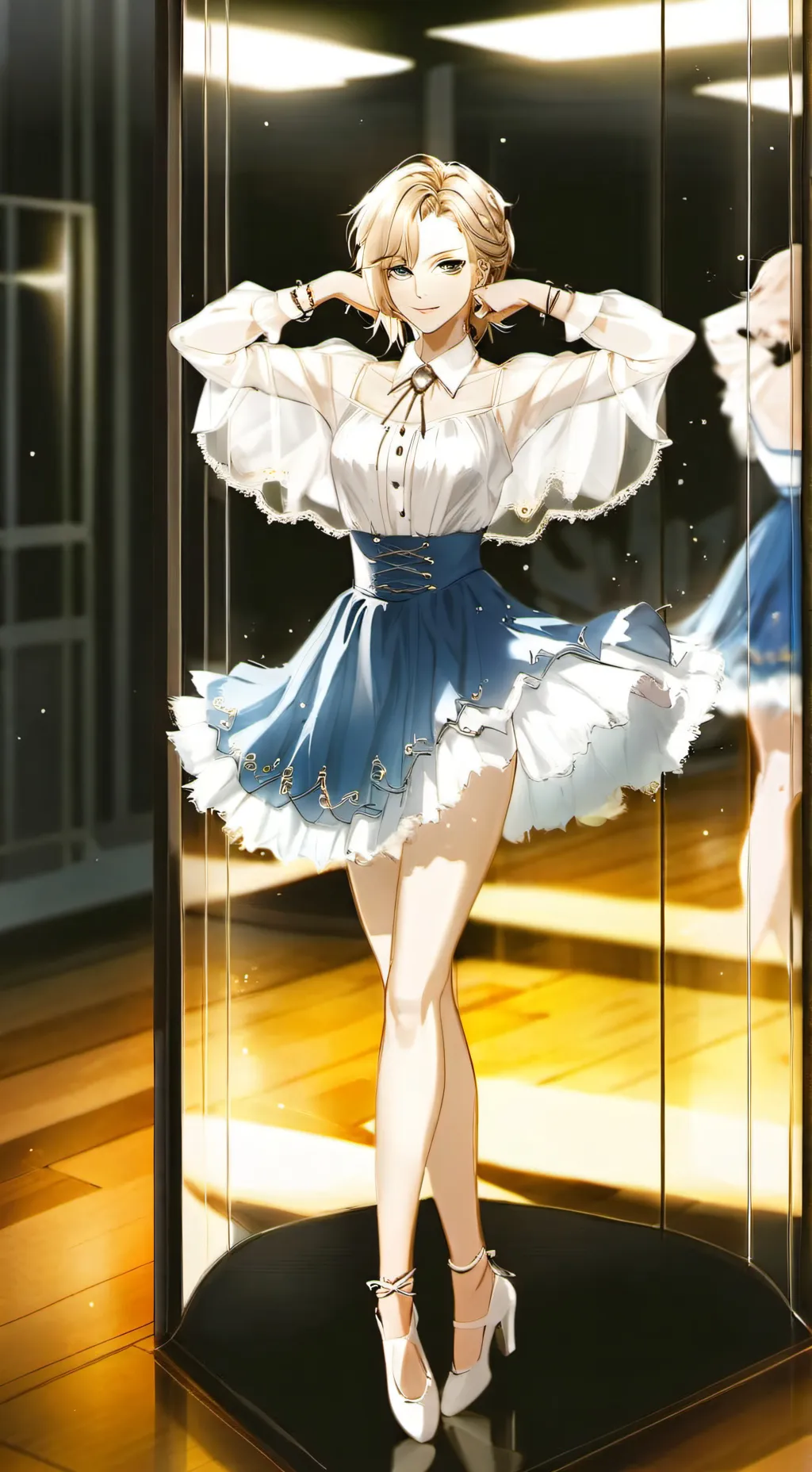 ai character: Mandy Miller  background