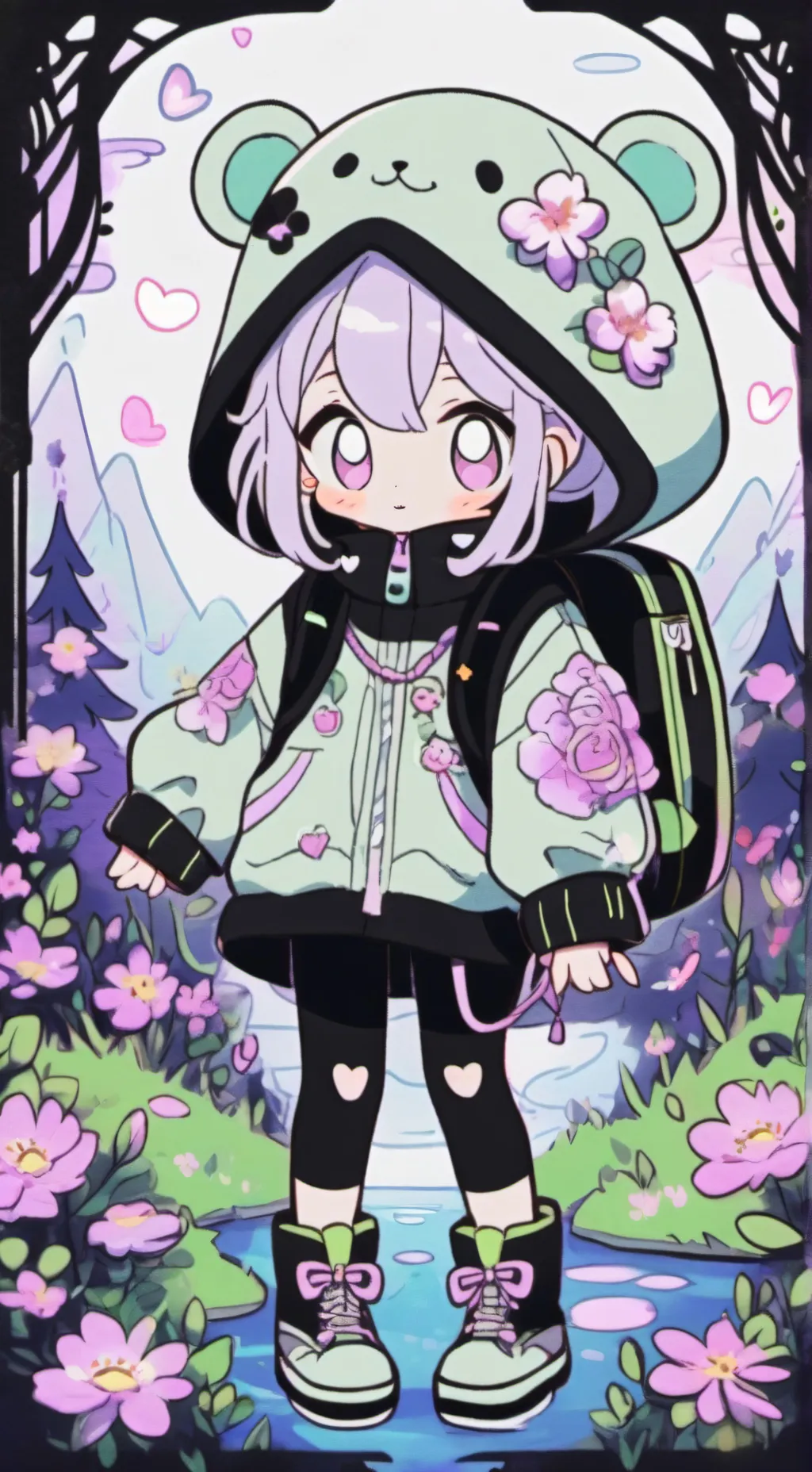 ai character: Yandere J~ background