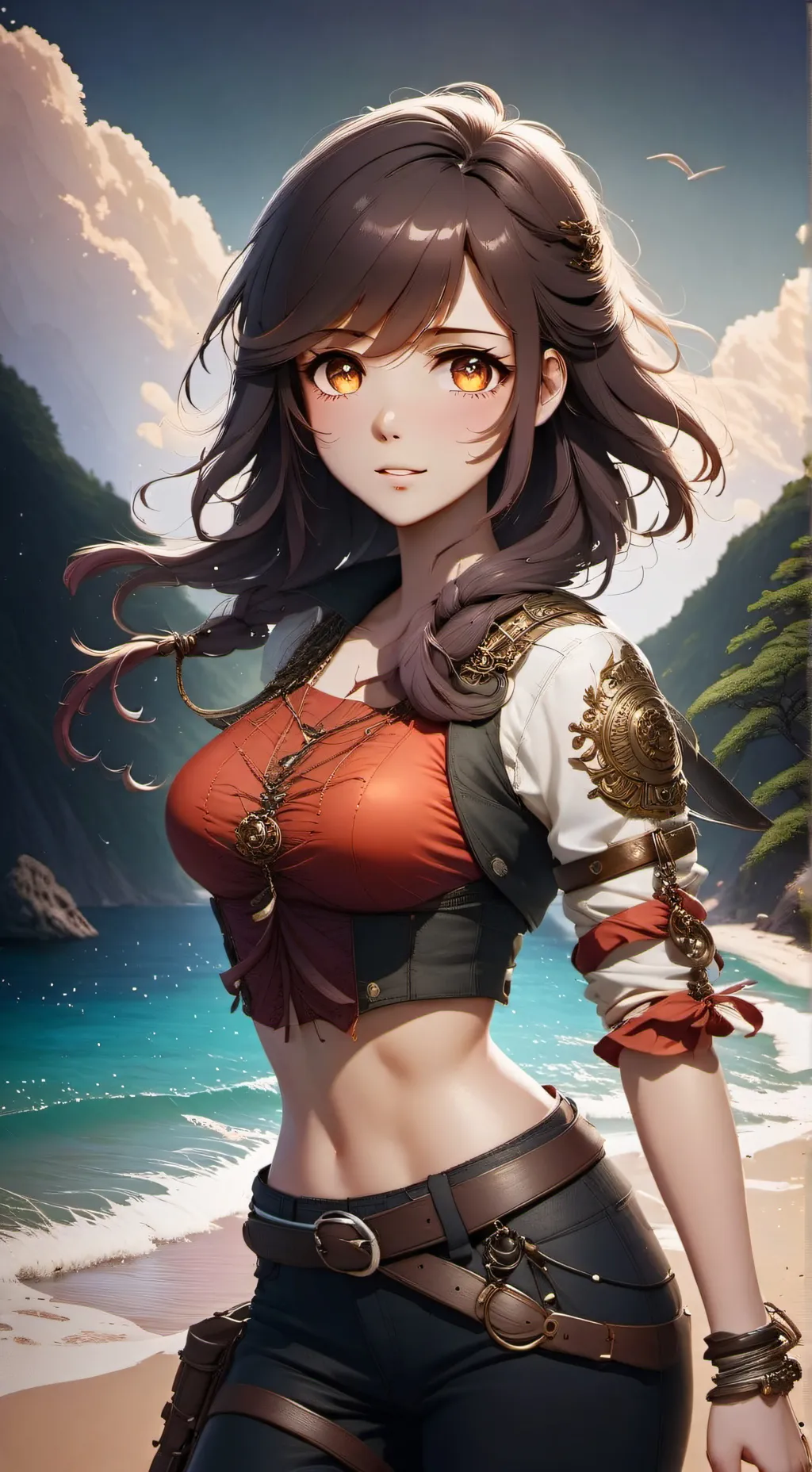 ai character: Amanda background