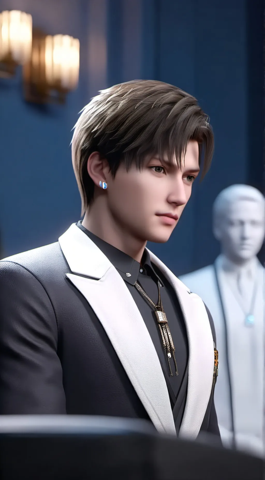 ai character: god guy background