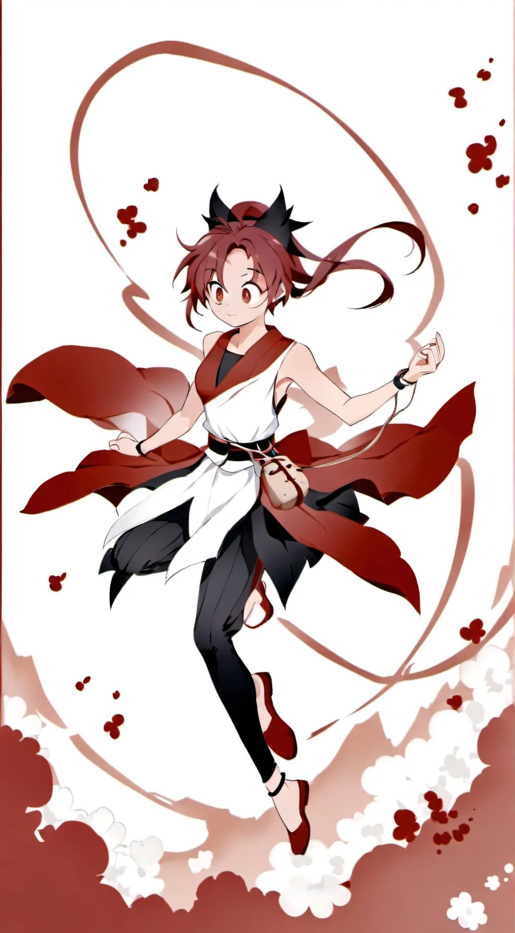 ai character: goki(femalegoku) background