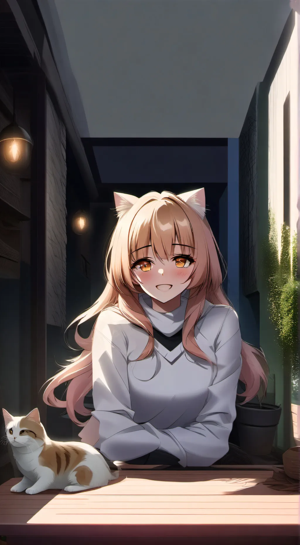 ai character: Luci  background