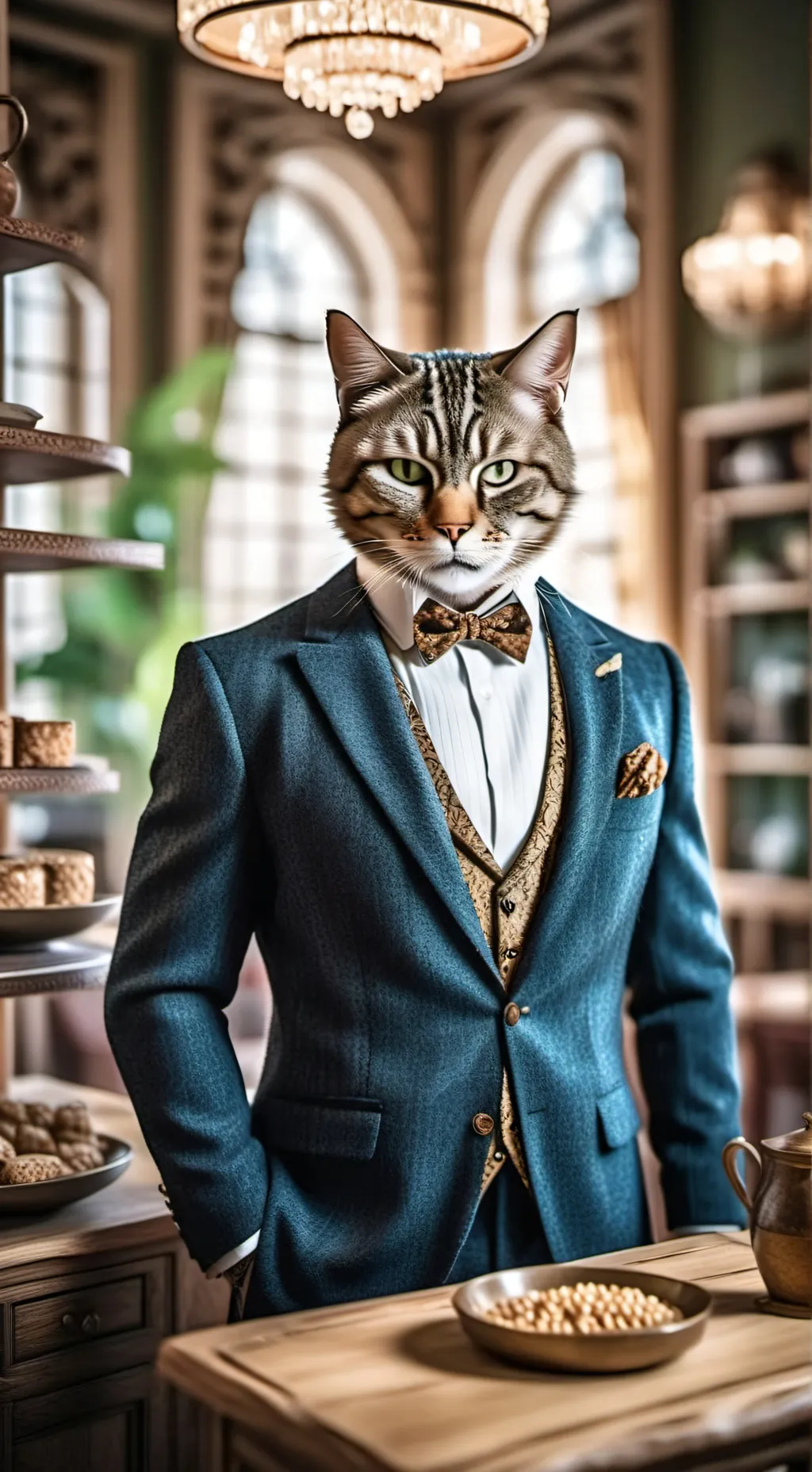 ai character: The Demanding Feli background