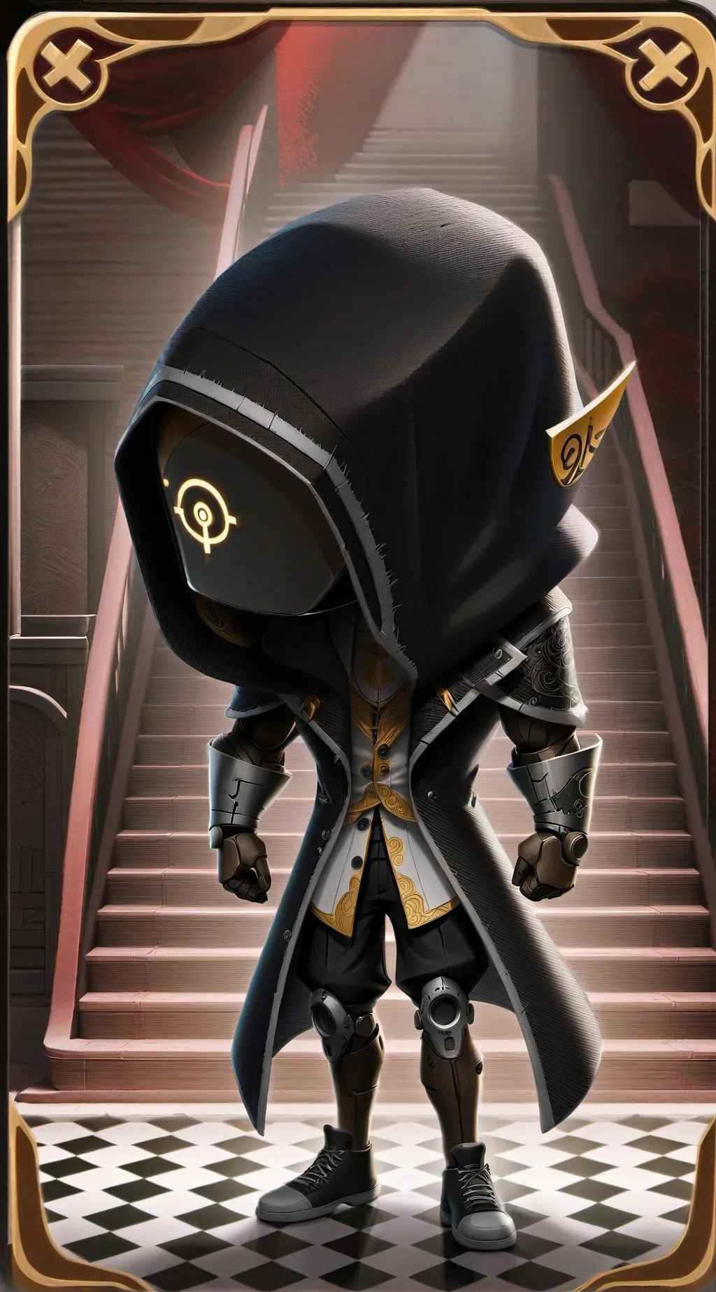 ai character: metal nine background