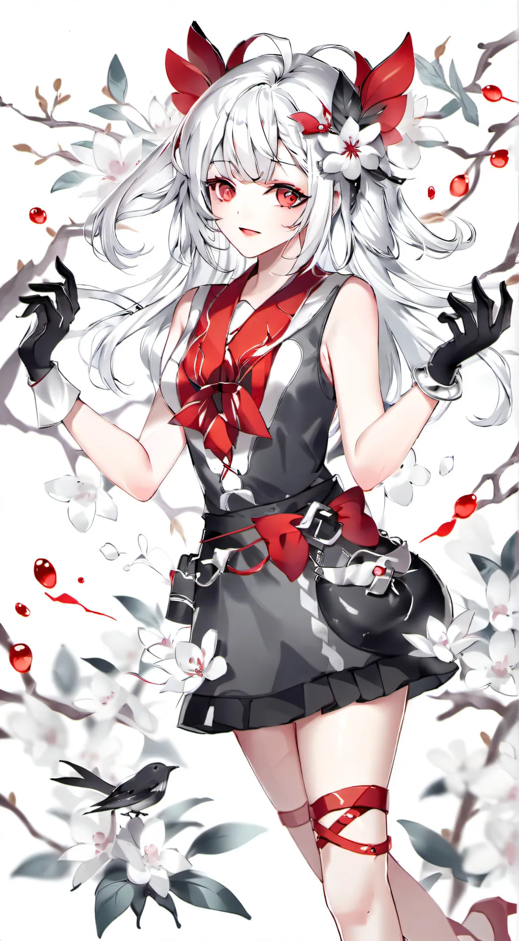 ai character: Ashley  background