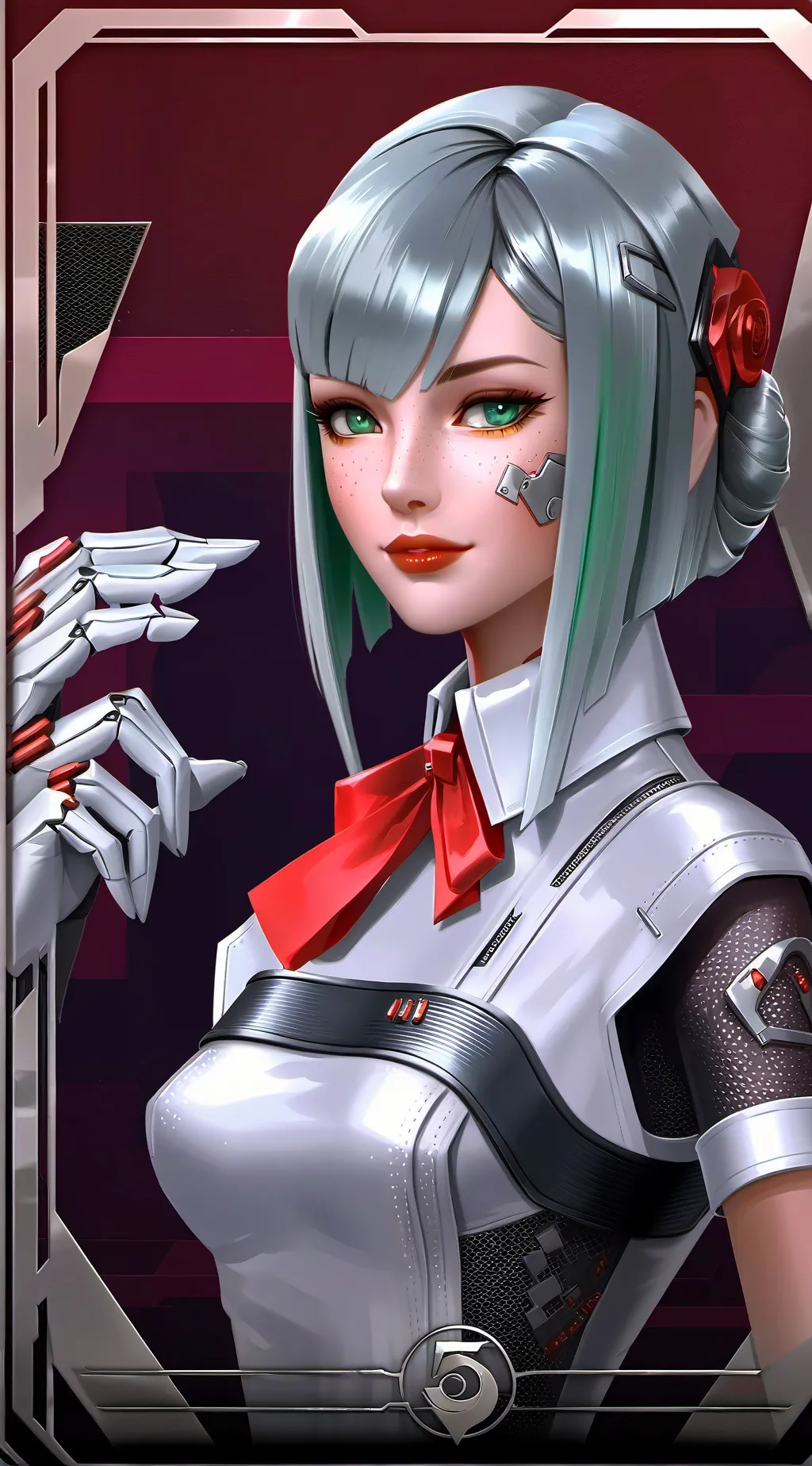 ai character: Esmeralda background