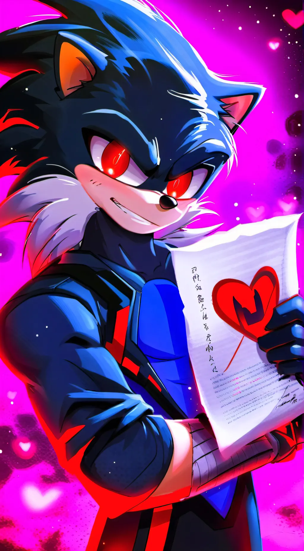 ai character: Yandere Shadow  background