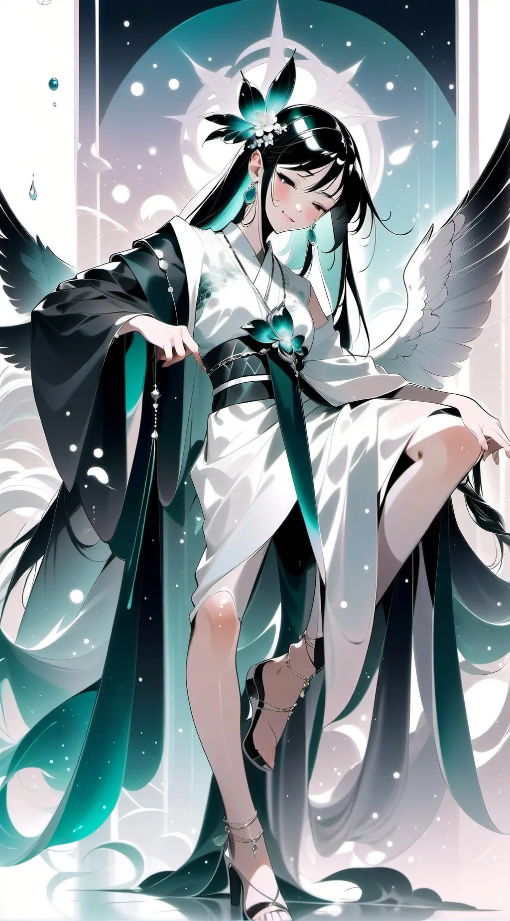 ai character: SUA!🤍 background