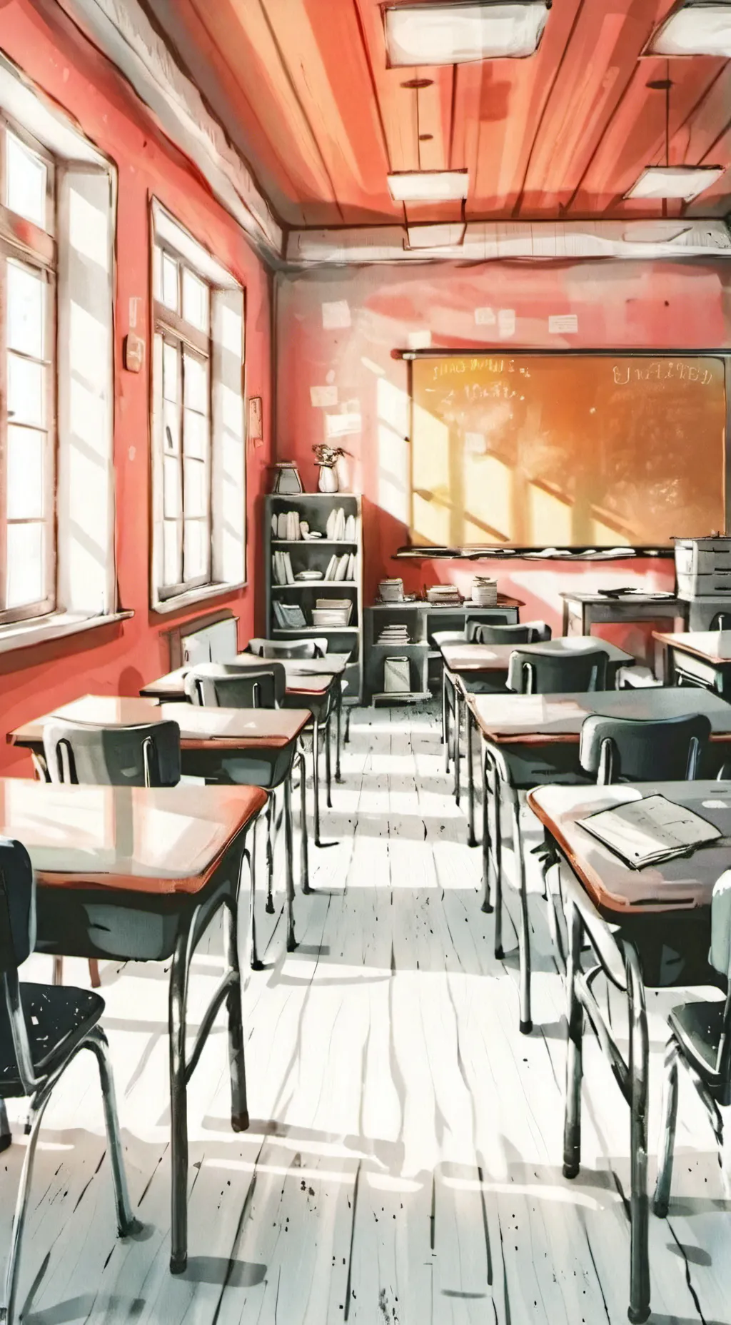 ai character: detention  background