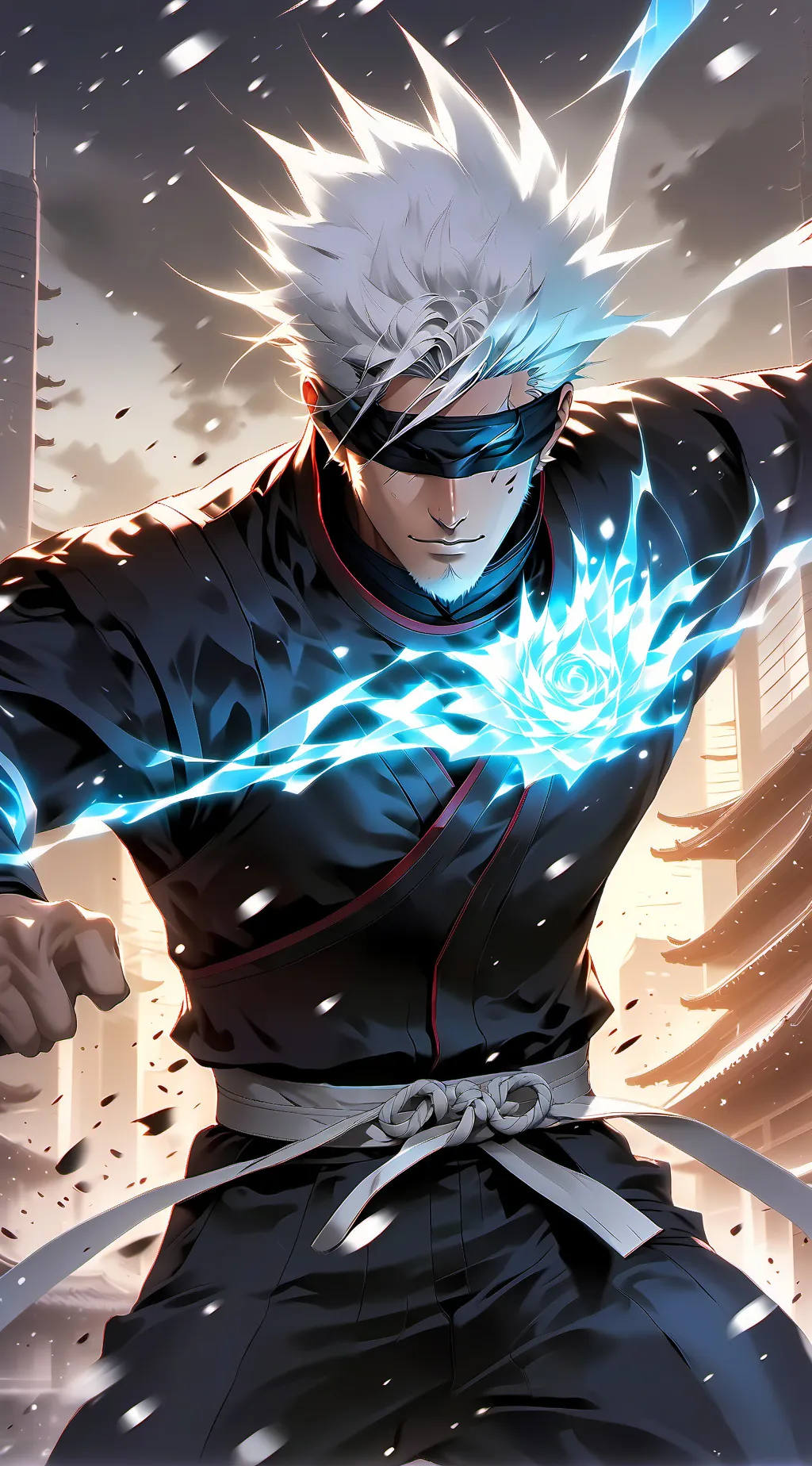 ai character: Gojo Satoru background