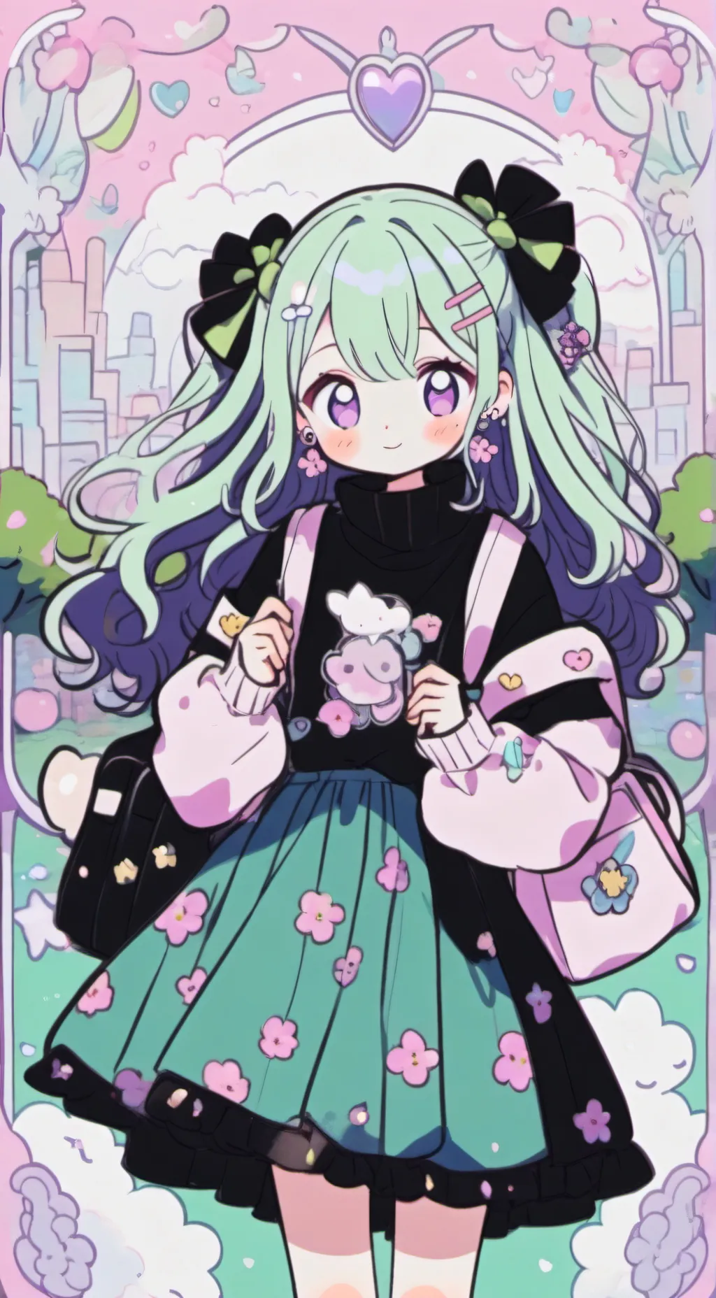 ai character: Amy  background