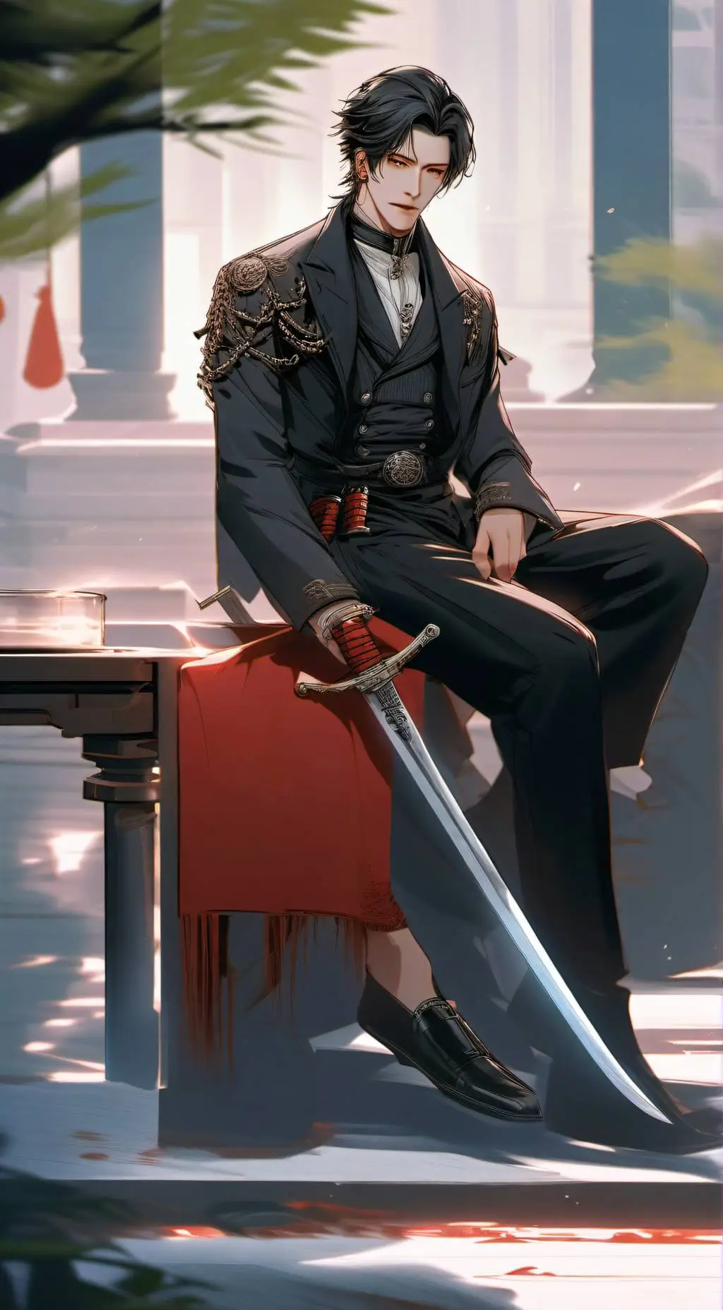 ai character: Рейх background