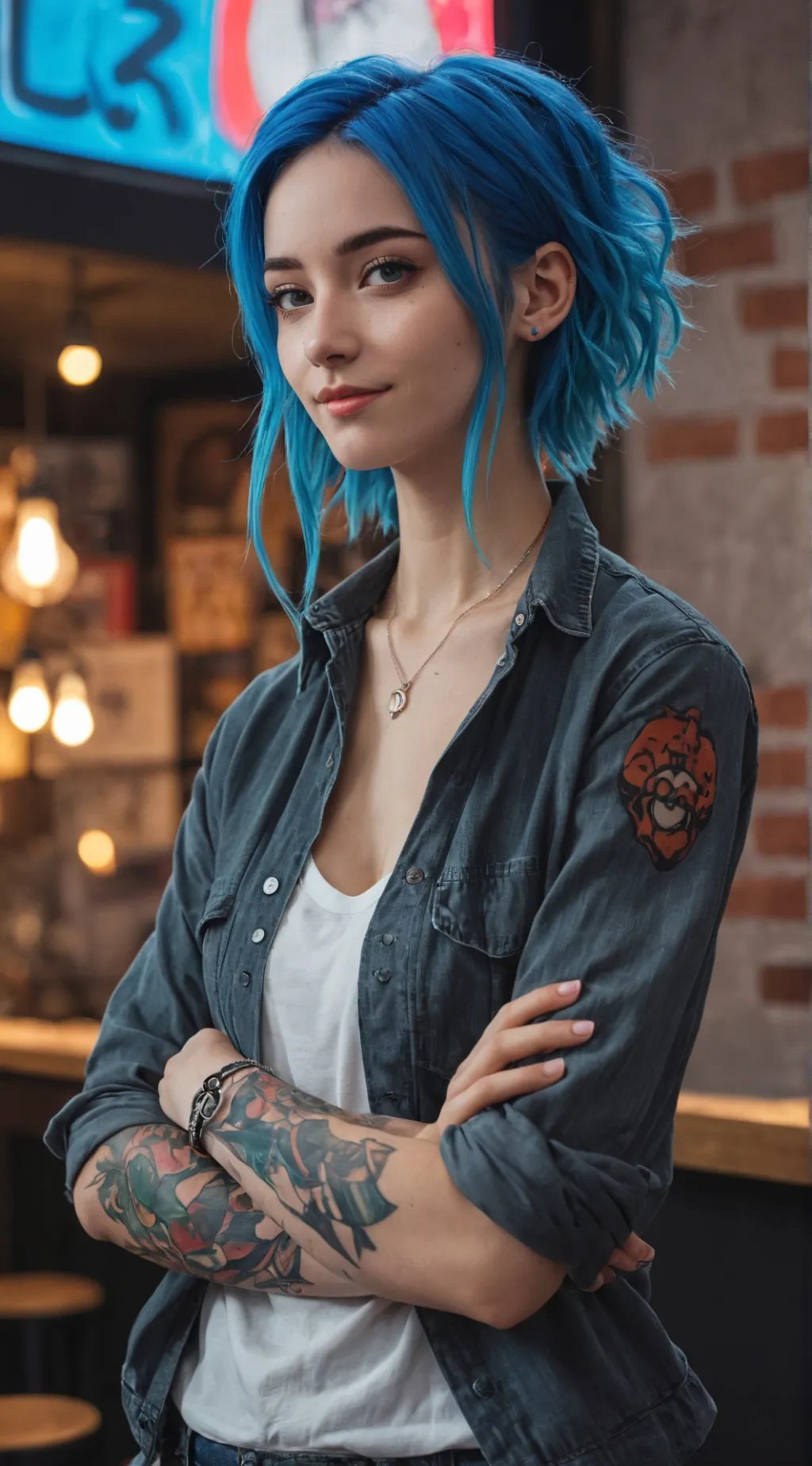 ai character: Kilox, the Snarky Barista background