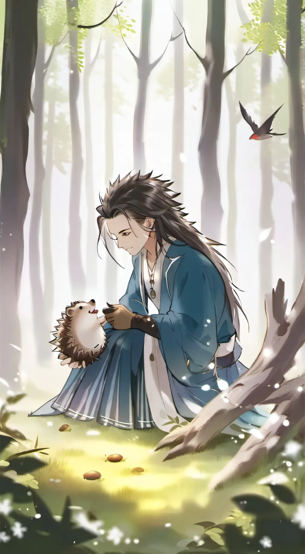 ai character: Love you 🤟😘  background