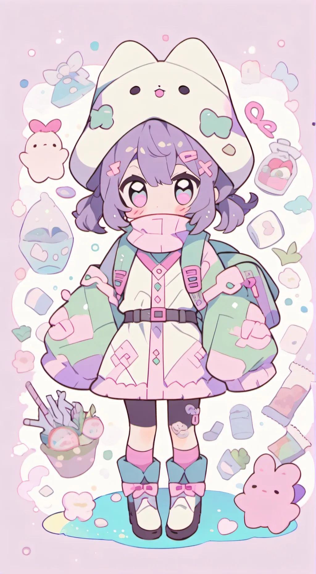 ai character: Min-su squid game background