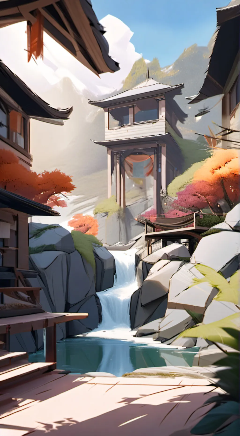 ai character: JJK x giant background