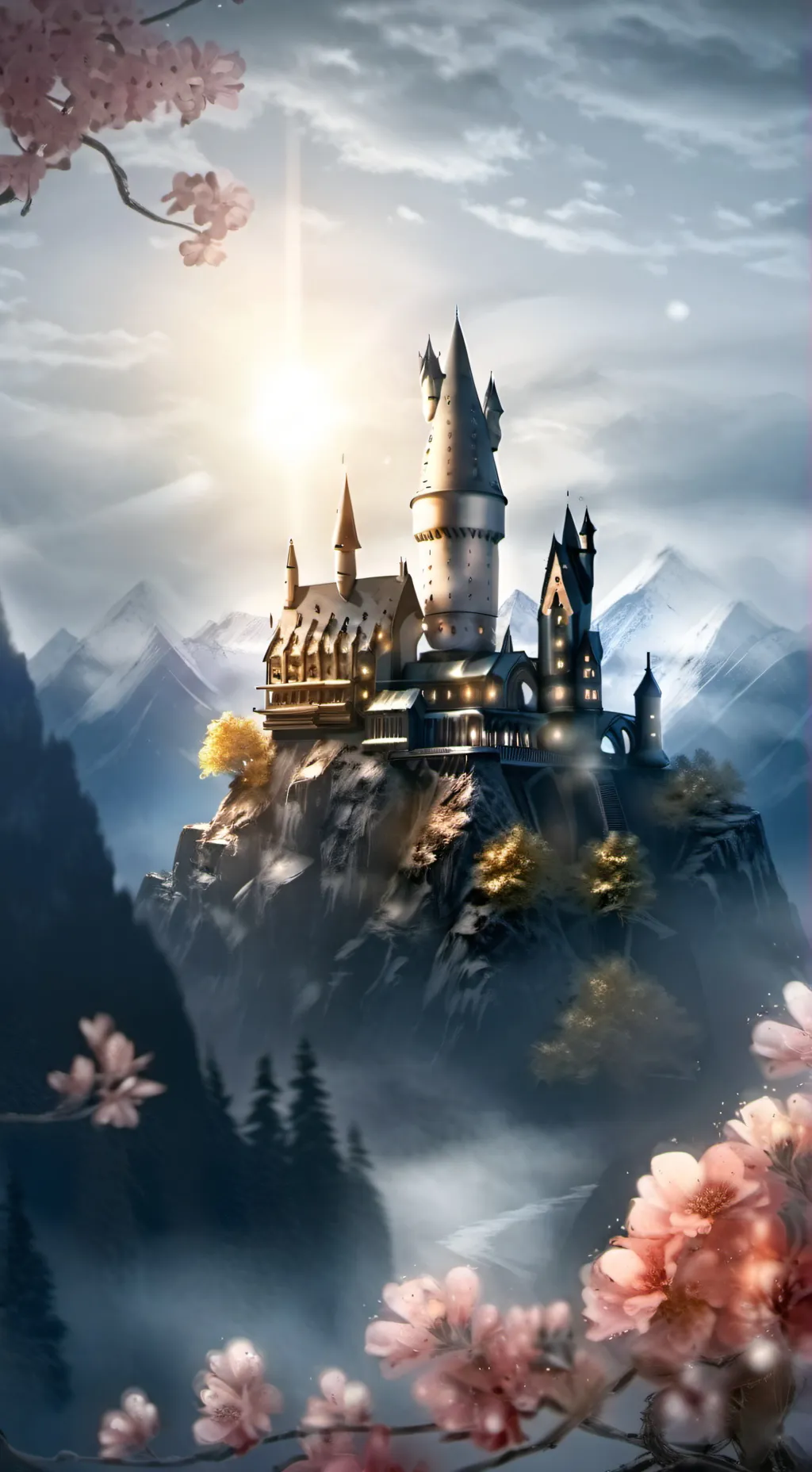 ai character: Hogwarts  🌻 background