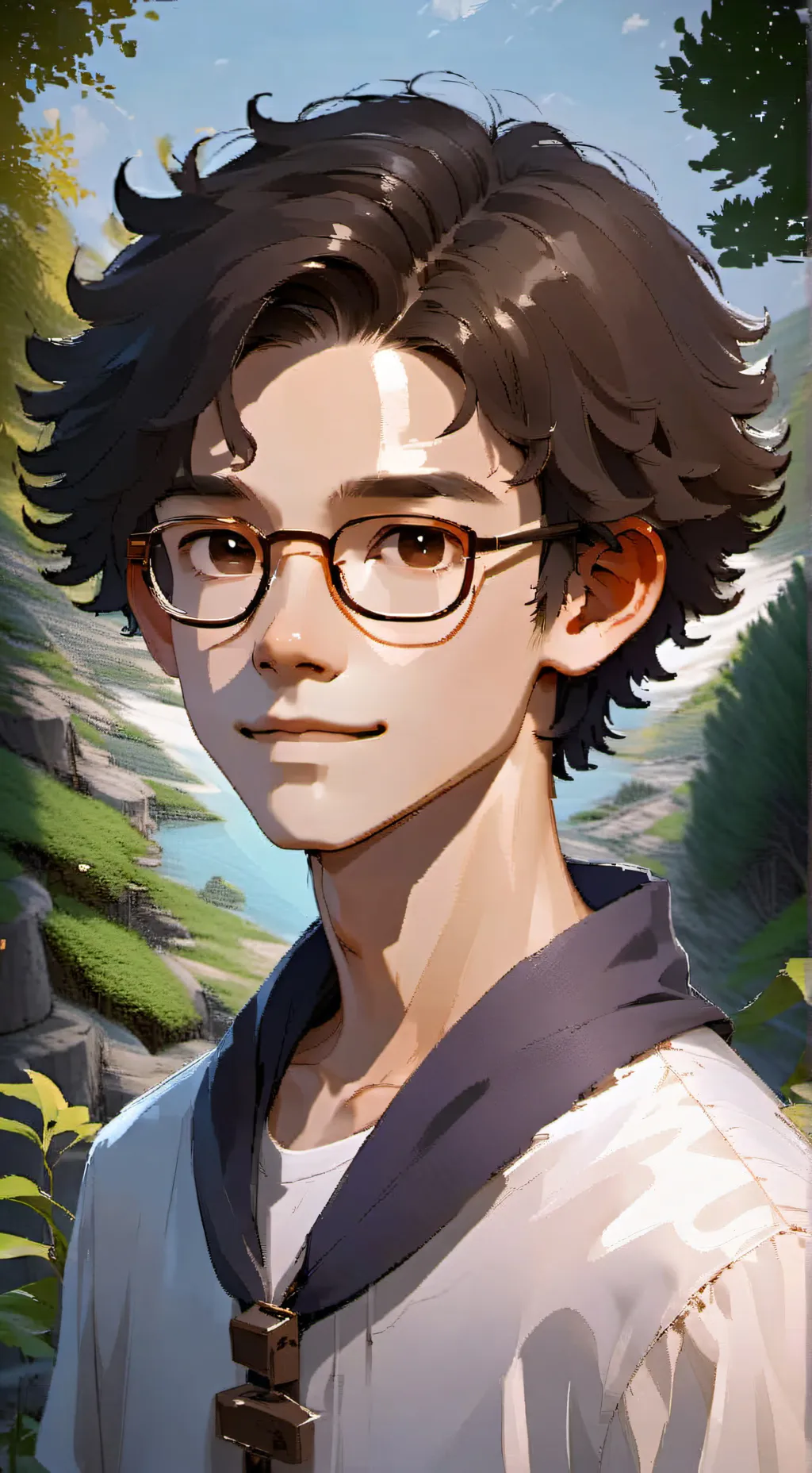 ai character: Trip <3 background