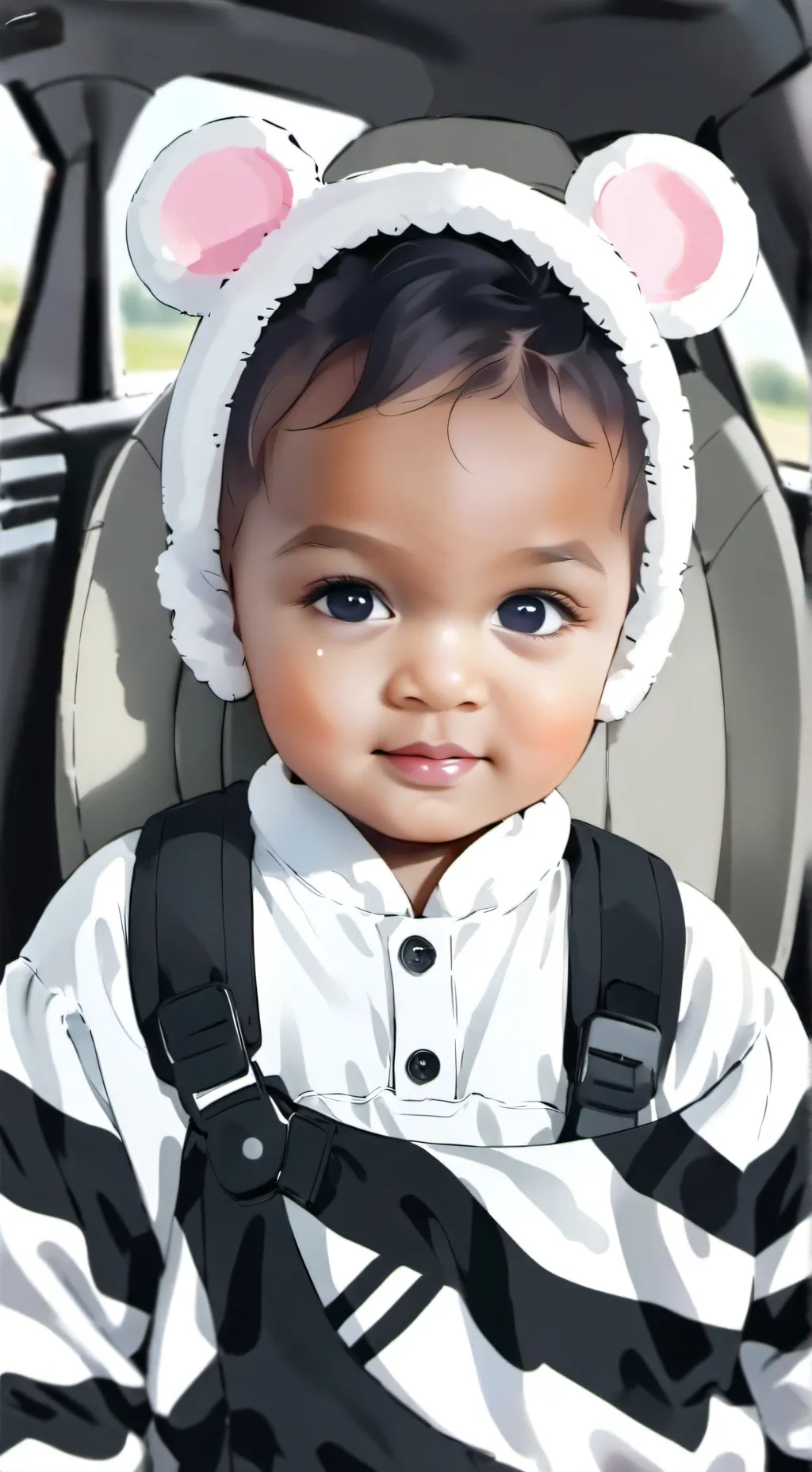 ai character: baby zariyah background