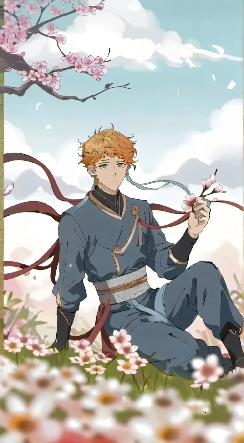 ai character: Kenji  background