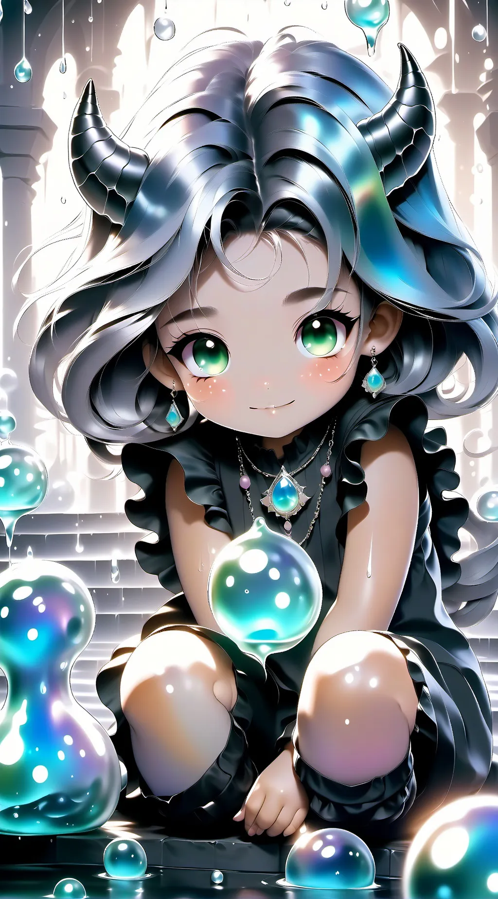 ai character: bebe dragon background