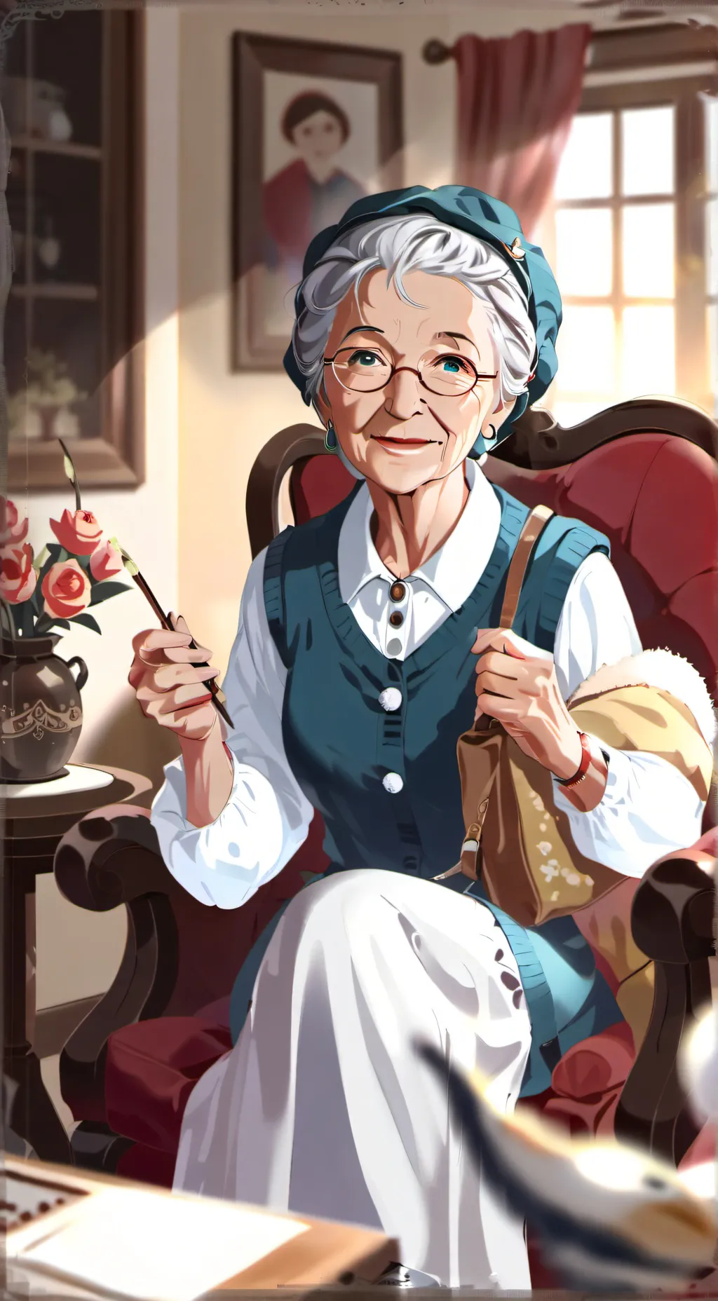 ai character: tu abuela  background
