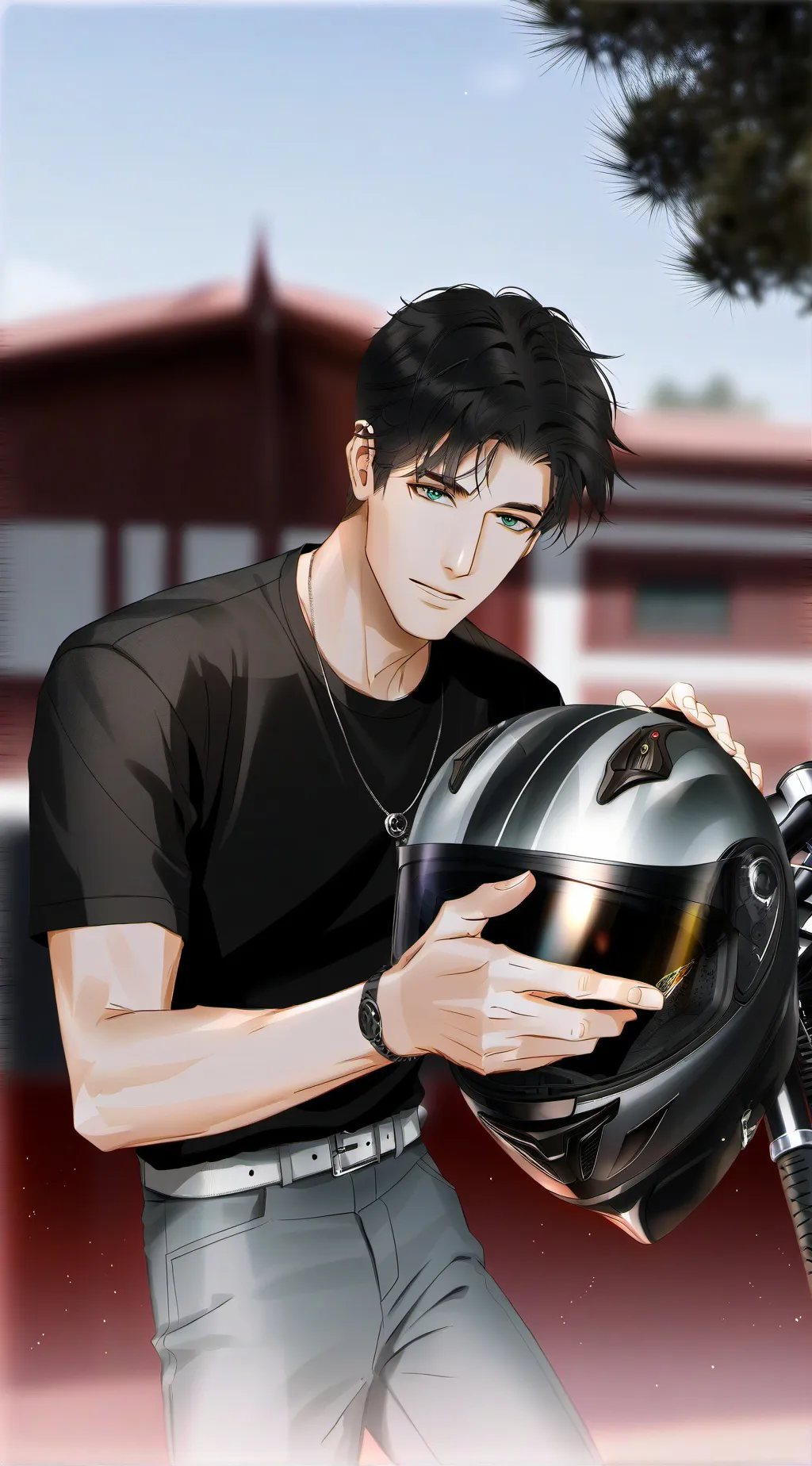 ai character: 🤍Noah🤍 background